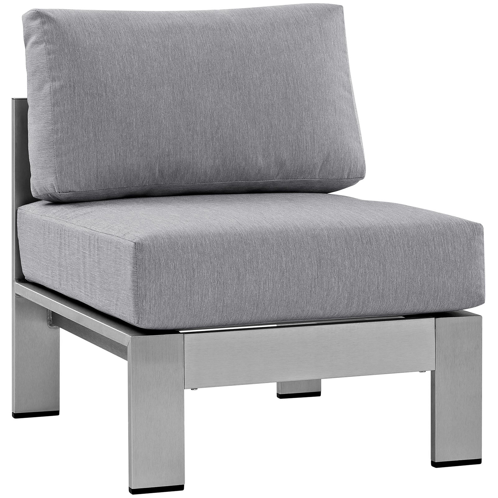3-Piece Aluminum Patio Sectional Sofa Set with Cushions and Aluminum Frame - Image 20