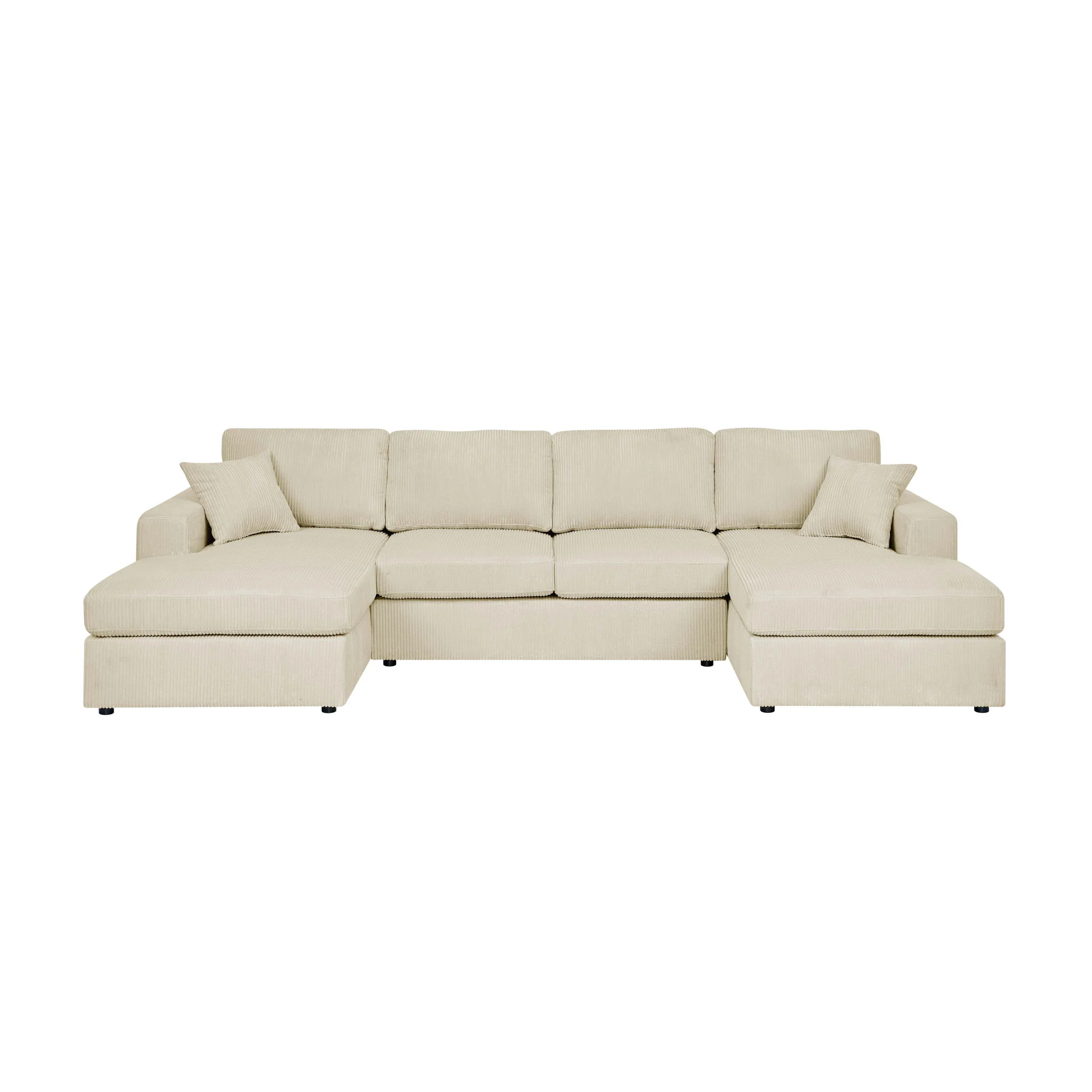 3 Piece Double Chaise Sectional Sofa - Image 4