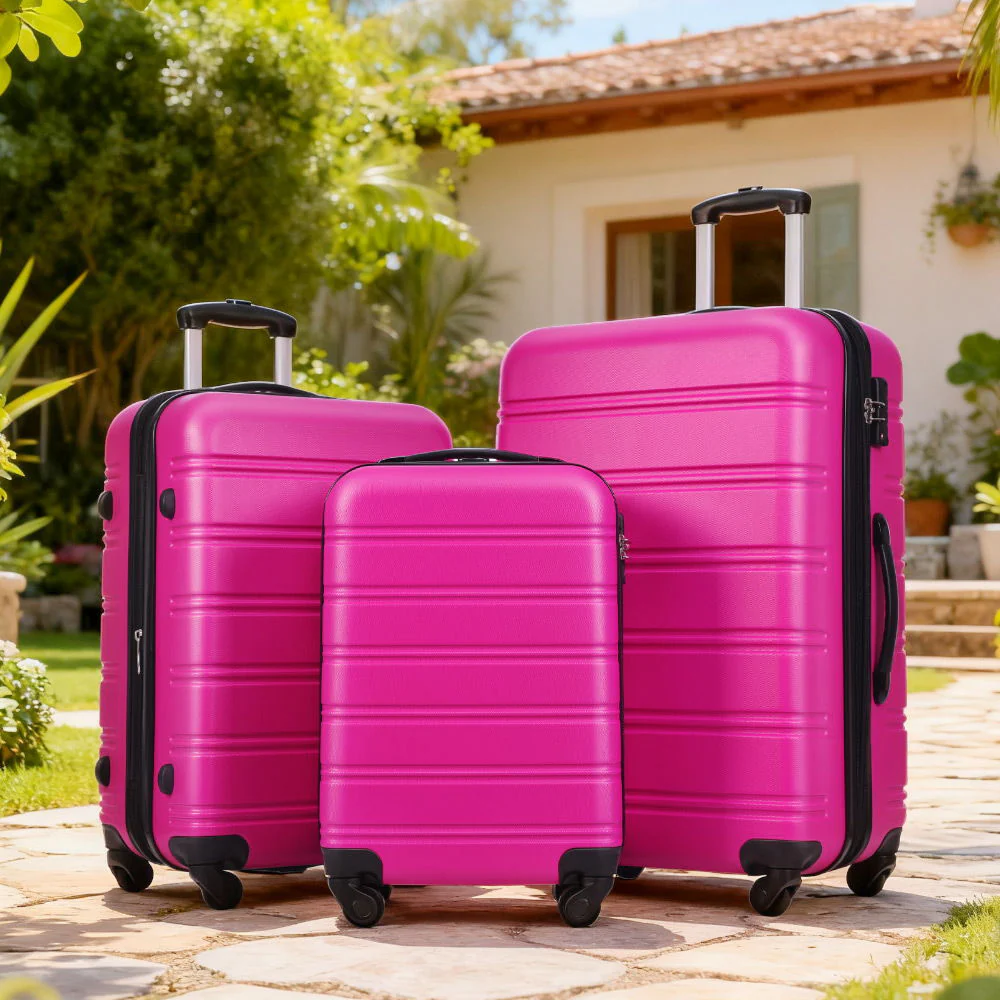 3 Piece Luggage Set Hardside Spinner Suitcase With Tsa Lock 20" 24" 28" Available - Image 30