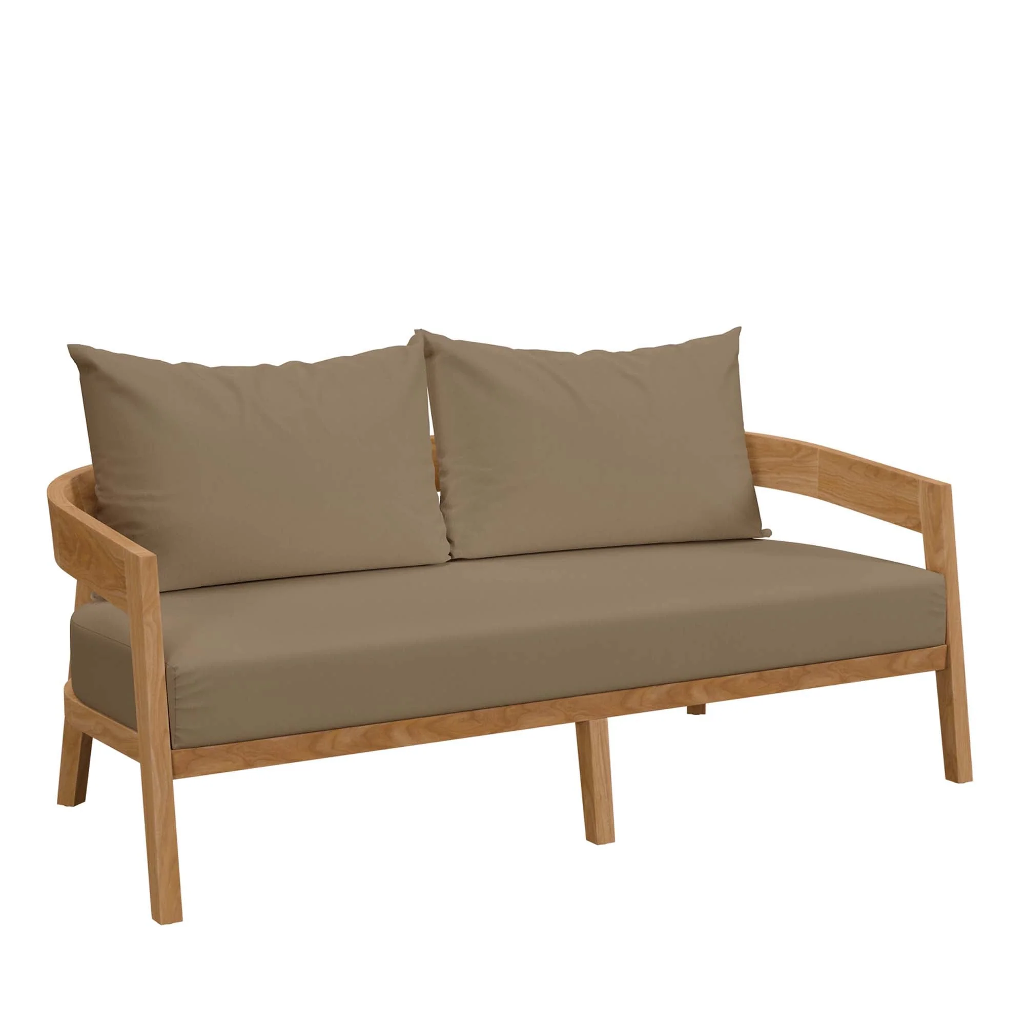 3-Piece Natural Teak Patio Furniture Set with Cushions and Weather-Resistant Teak Finish - Image 17
