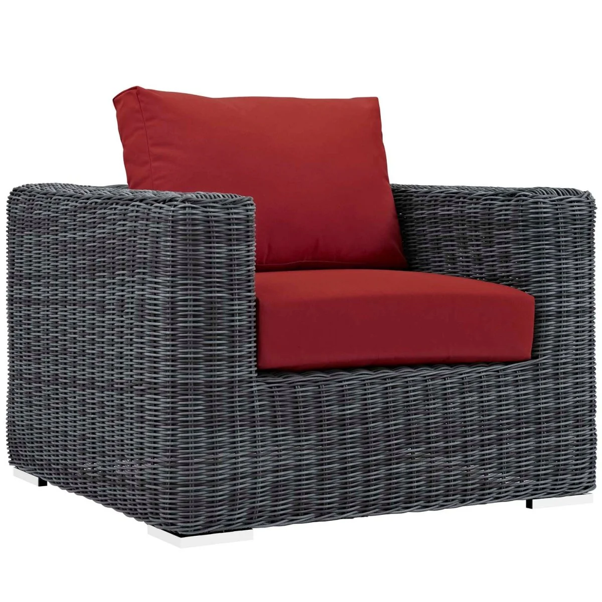 3-Piece Outdoor Sunbrella Fabric Patio Sectional Set - Image 14