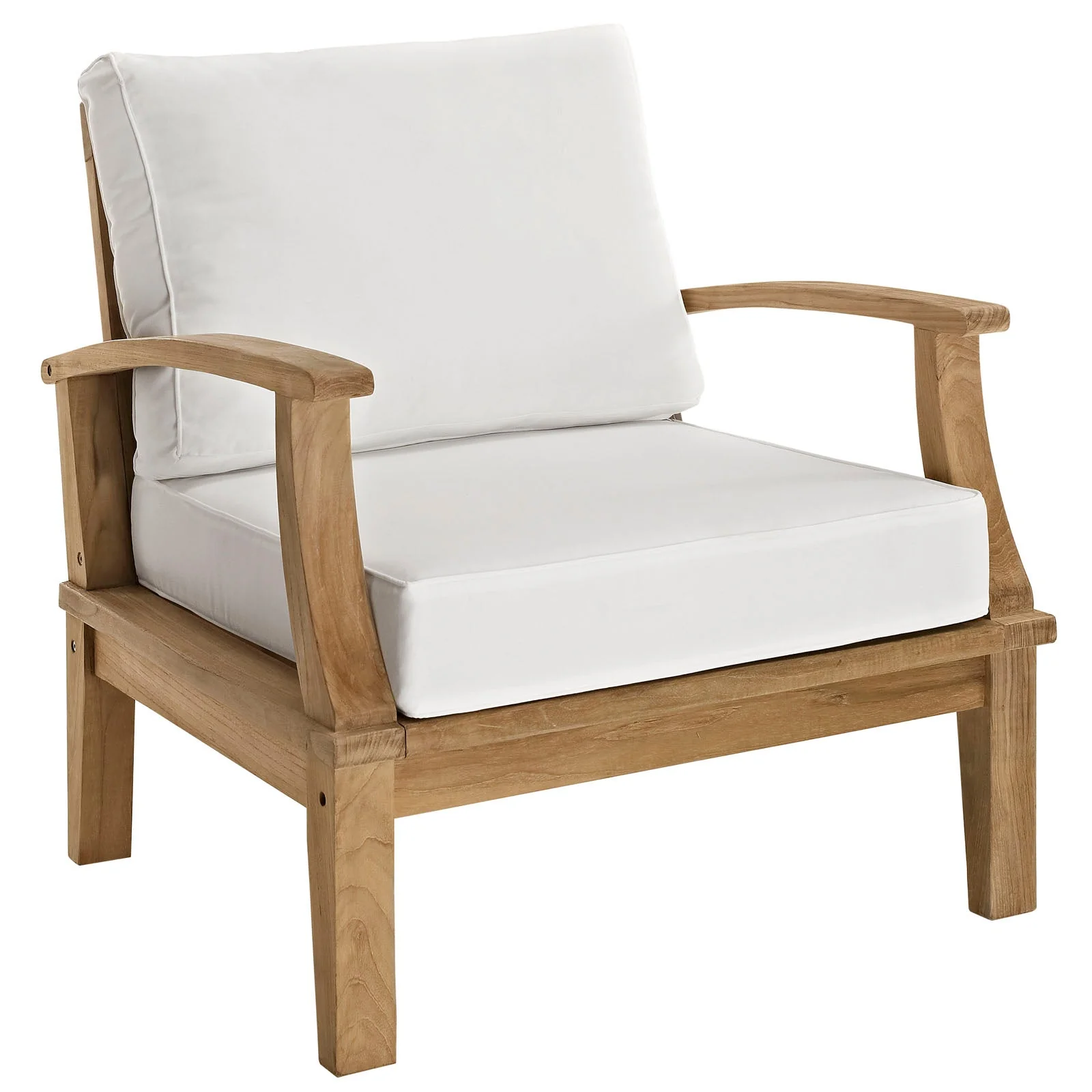 3-Piece Teak Wood Outdoor Patio Furniture Set for Outdoor Patio and Garden Seating - Image 2
