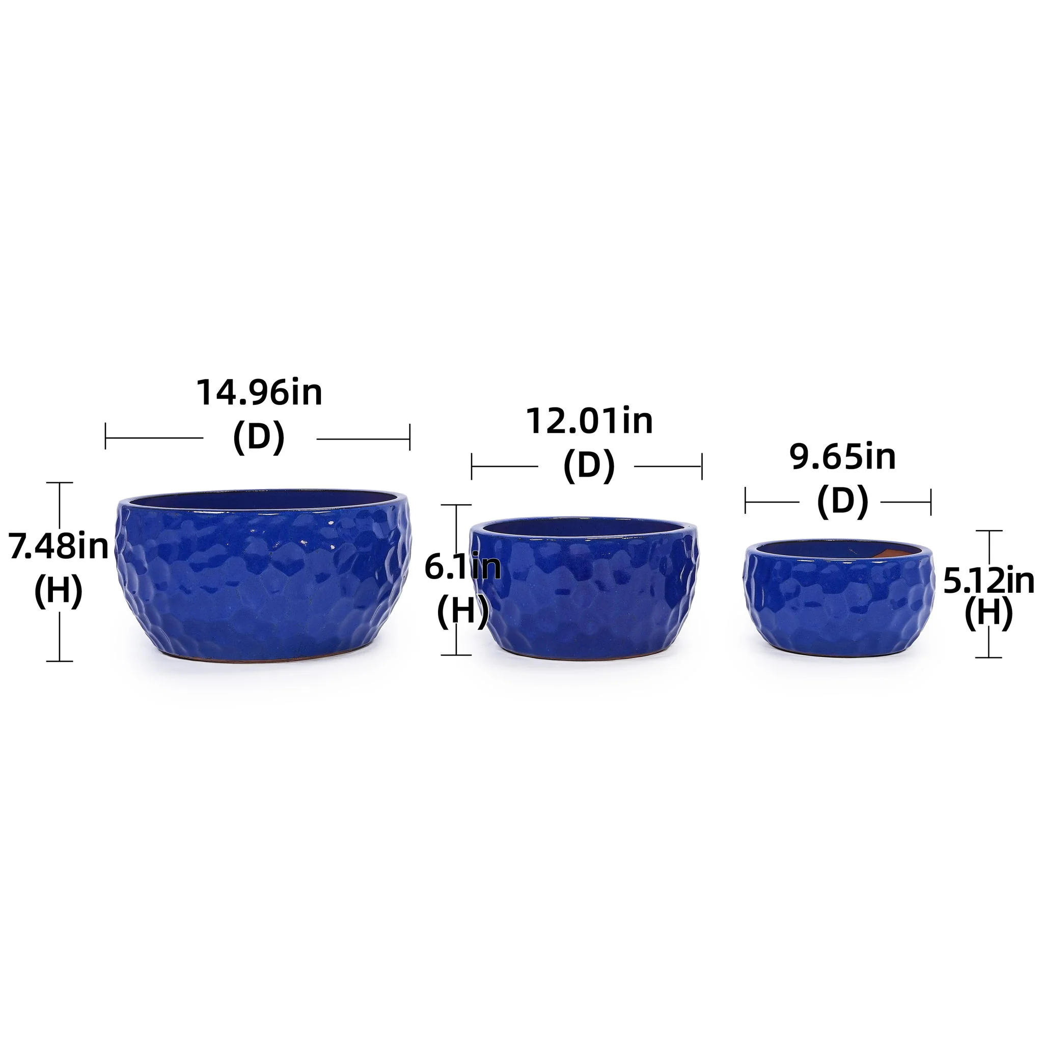 3 Pieces Ceramic Flowerpot - Image 11