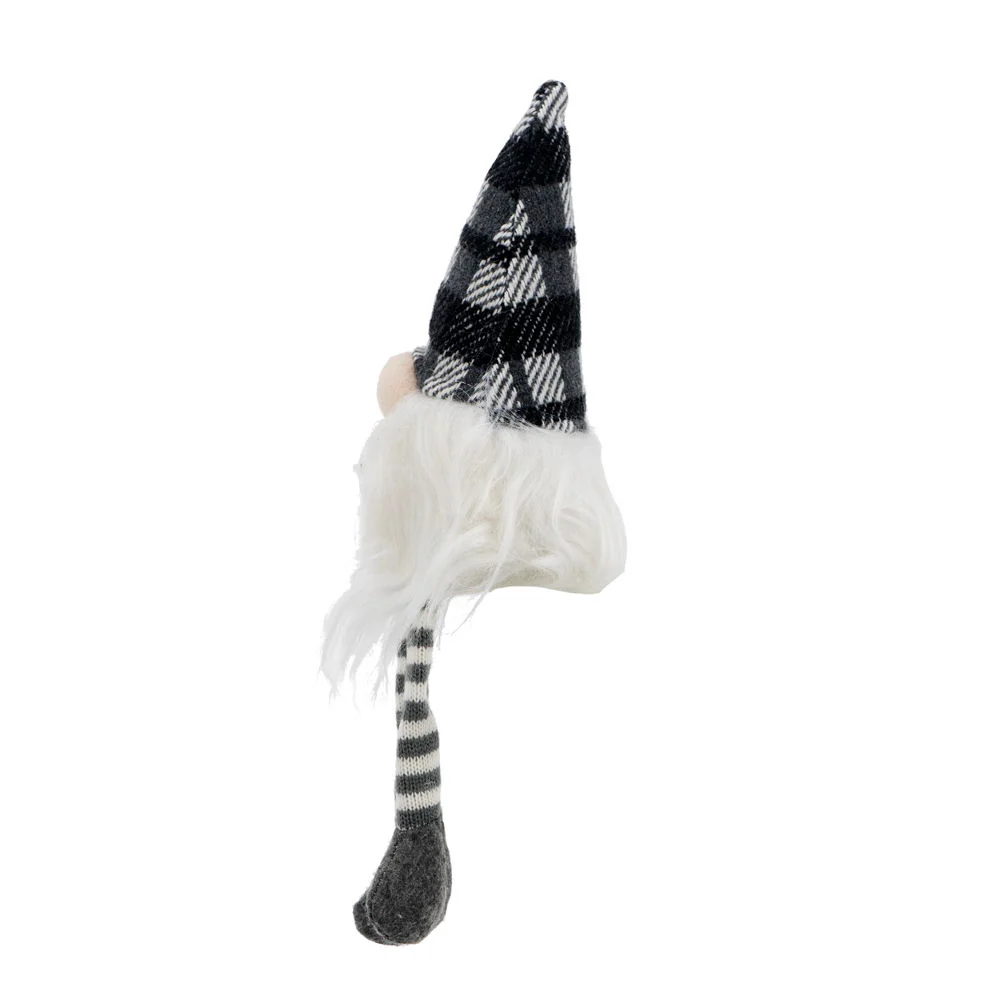 3 Pieces Sitting Gnome, Christmas Table Home Ornaments For Holiday Party Gifts - White / Gray - Image 4