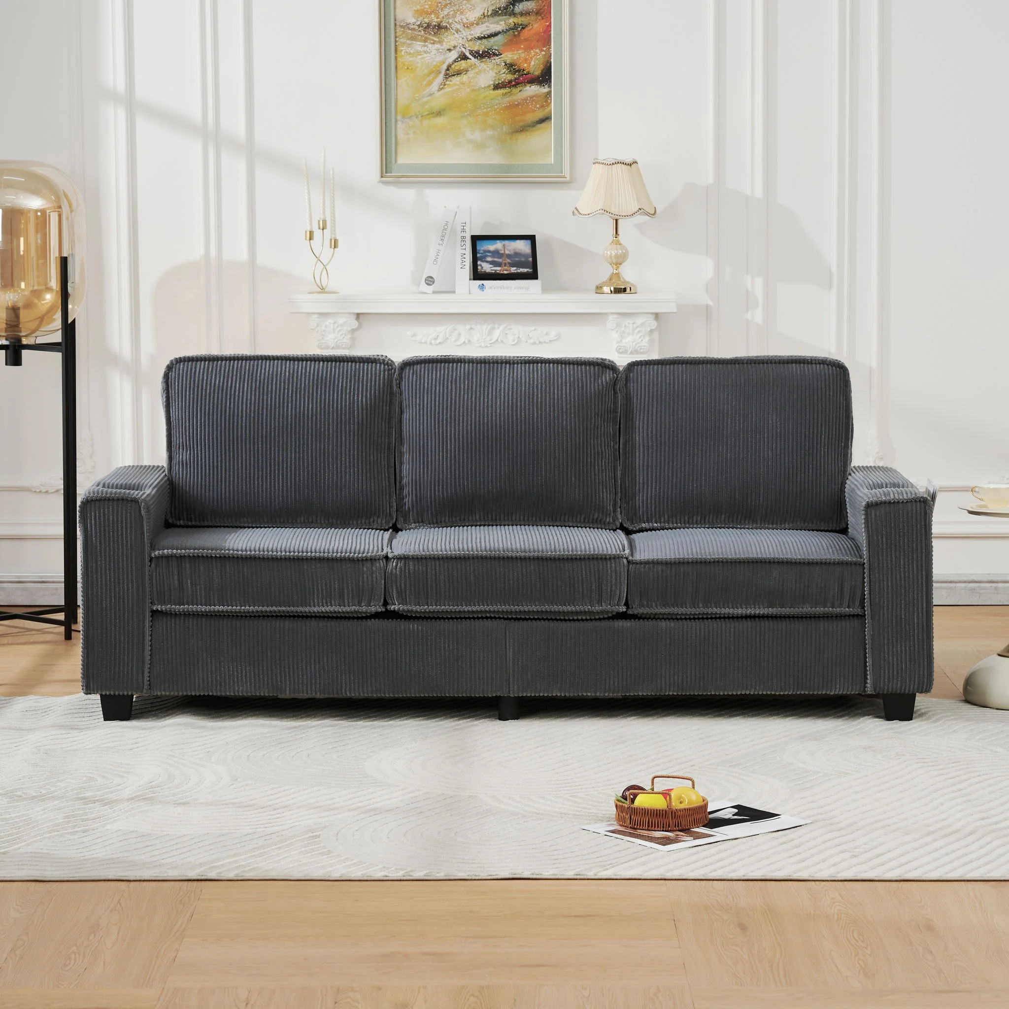 3 Seater Compact Sofa For Living Room - Image 14