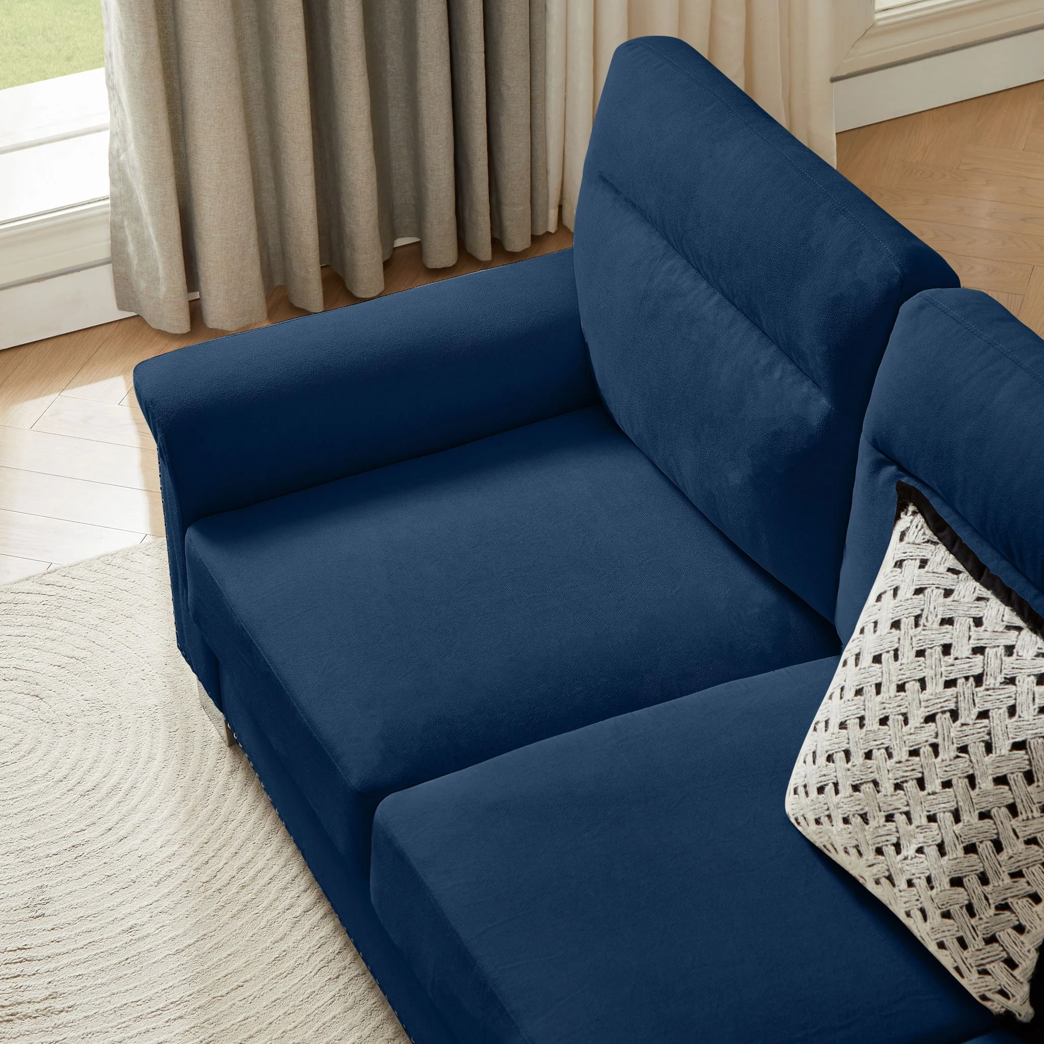 3 Seater Elegant Stationary Sofa - Image 20