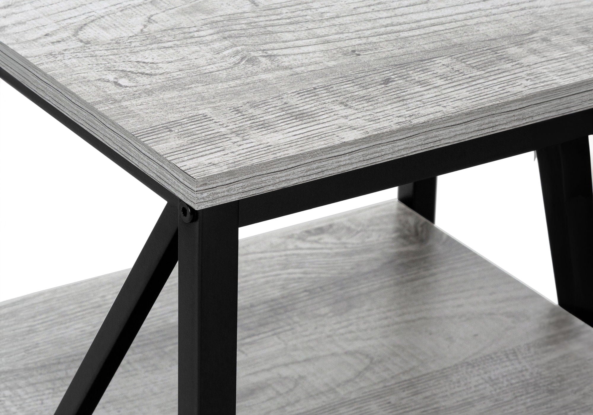 3 Tier Accent Table, Side Marble Look Contemporary & Modern - Image 17