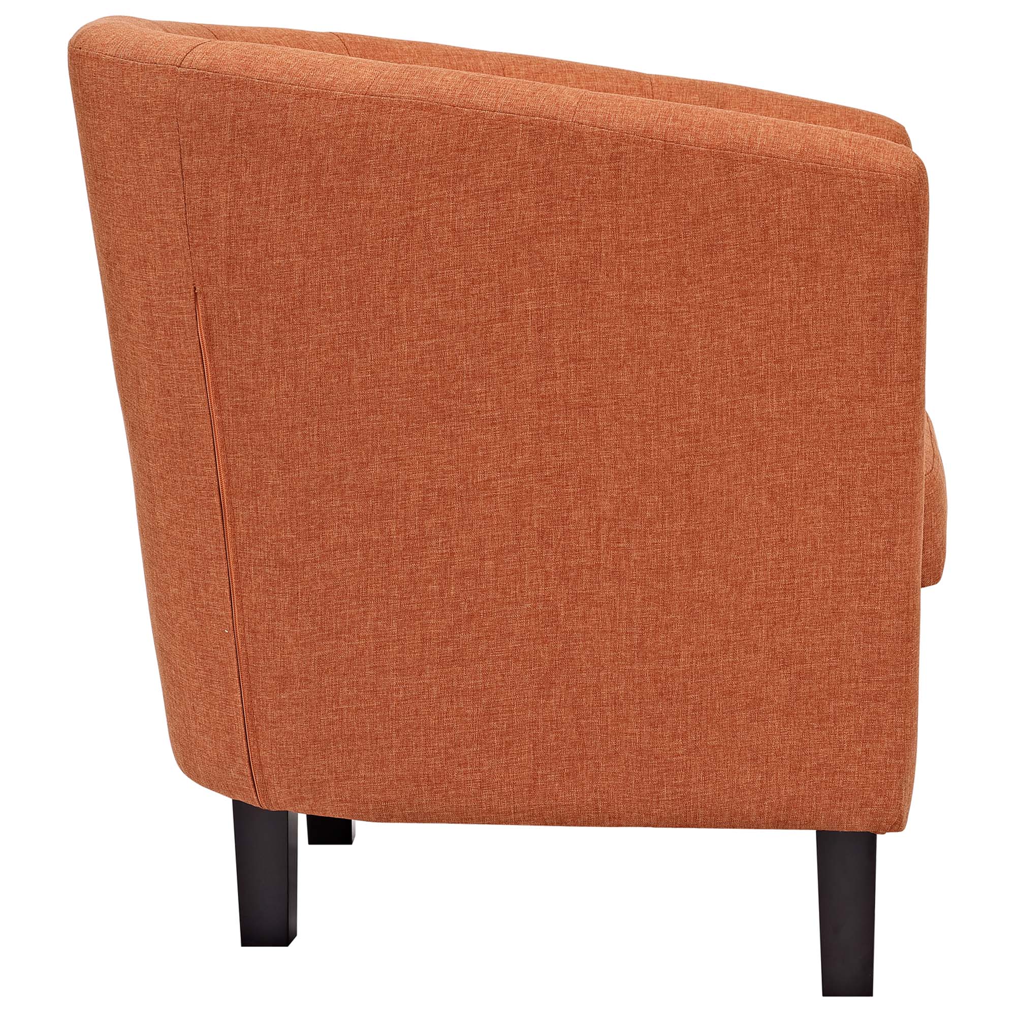 30 Inch Prospect Mid-Century Modern Chesterfield Fabric Accent Armchair - Image 3