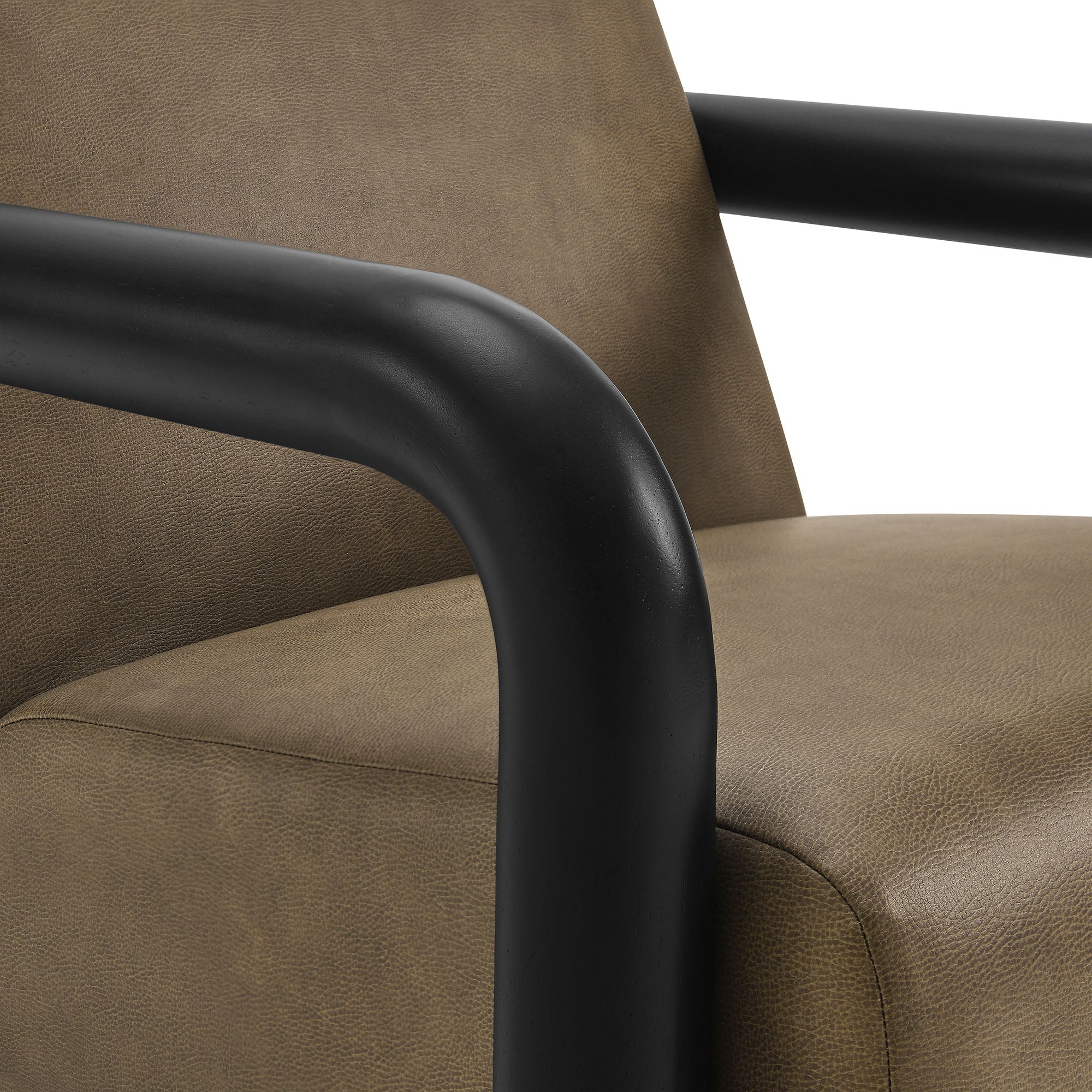 31 Inch Vegan Leather Accent Chair - Image 13