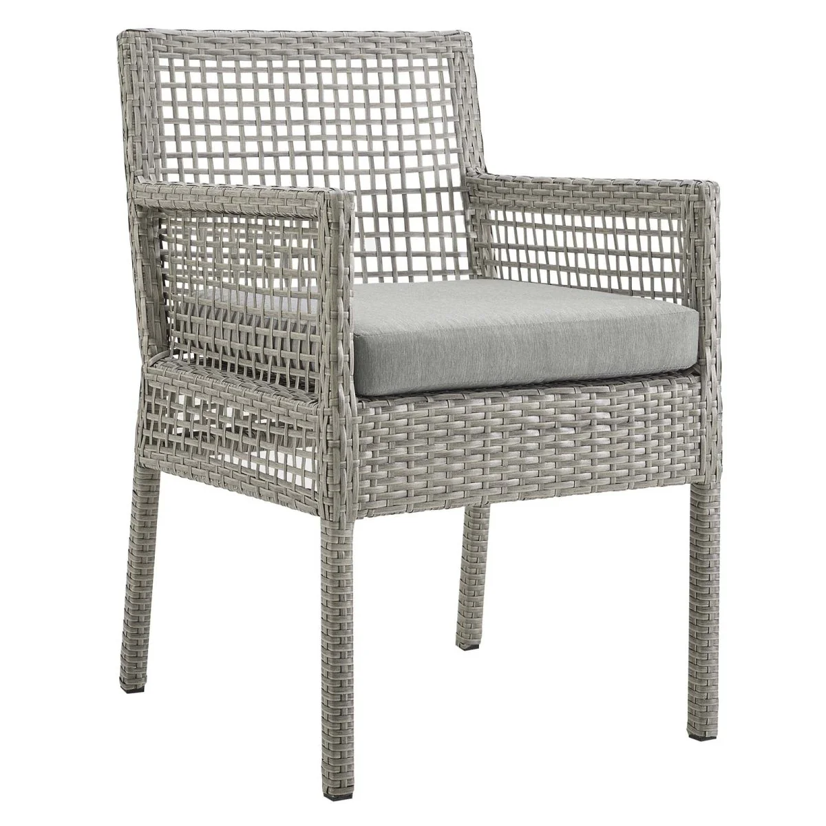 33.5" Wicker Rattan Outdoor Dining Armchair Set of 2 — Comfortable Patio Seating for Entertaining - Image 15