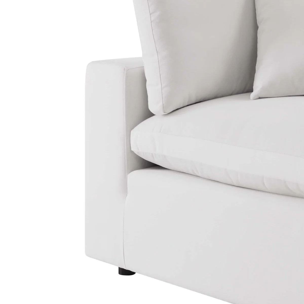 36" Aluminum Overstuffed Outdoor Corner Chair for Patio, Deck, and Porch Seating - Image 5