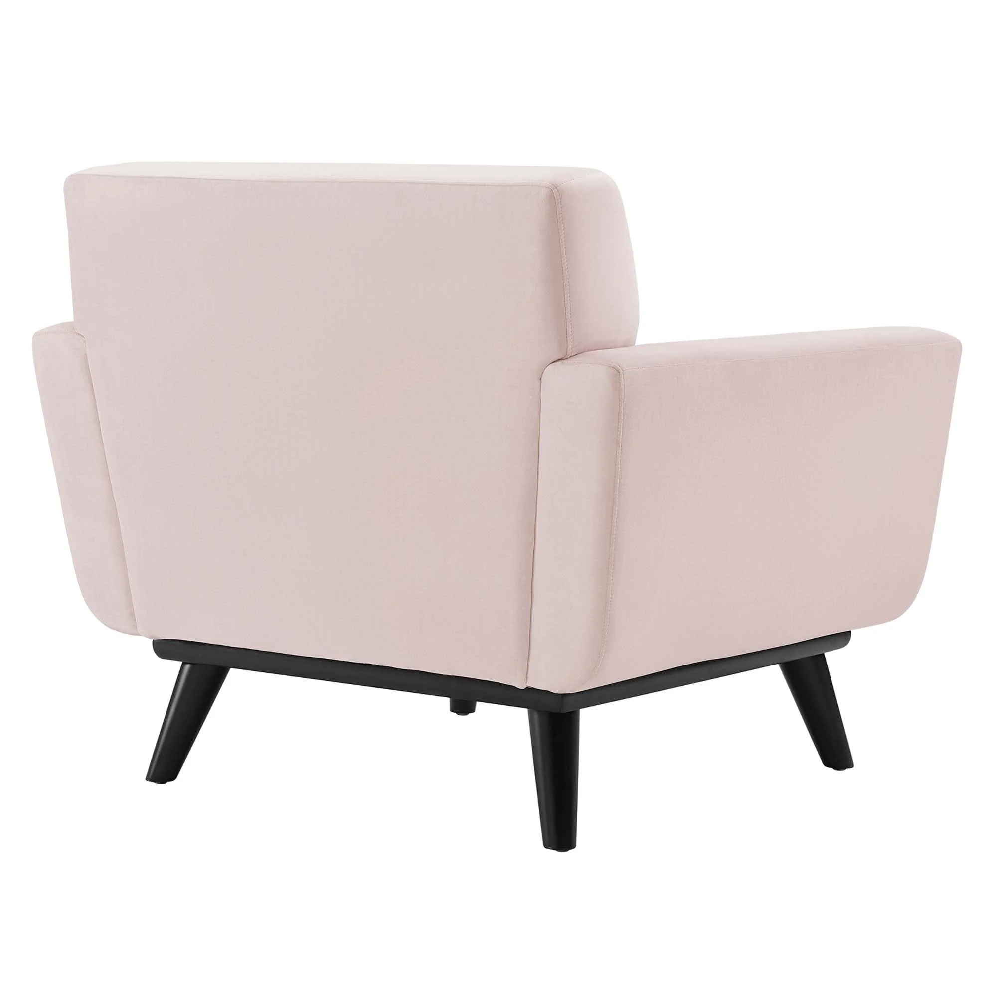36 Inch Channel Tufted Performance Velvet Armchair - Image 16