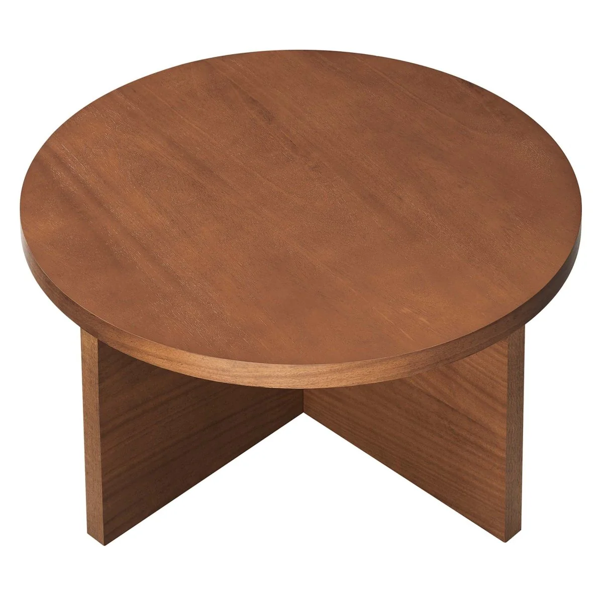 36 Inch Rustic Round Mango Wood Coffee Table - Image 13