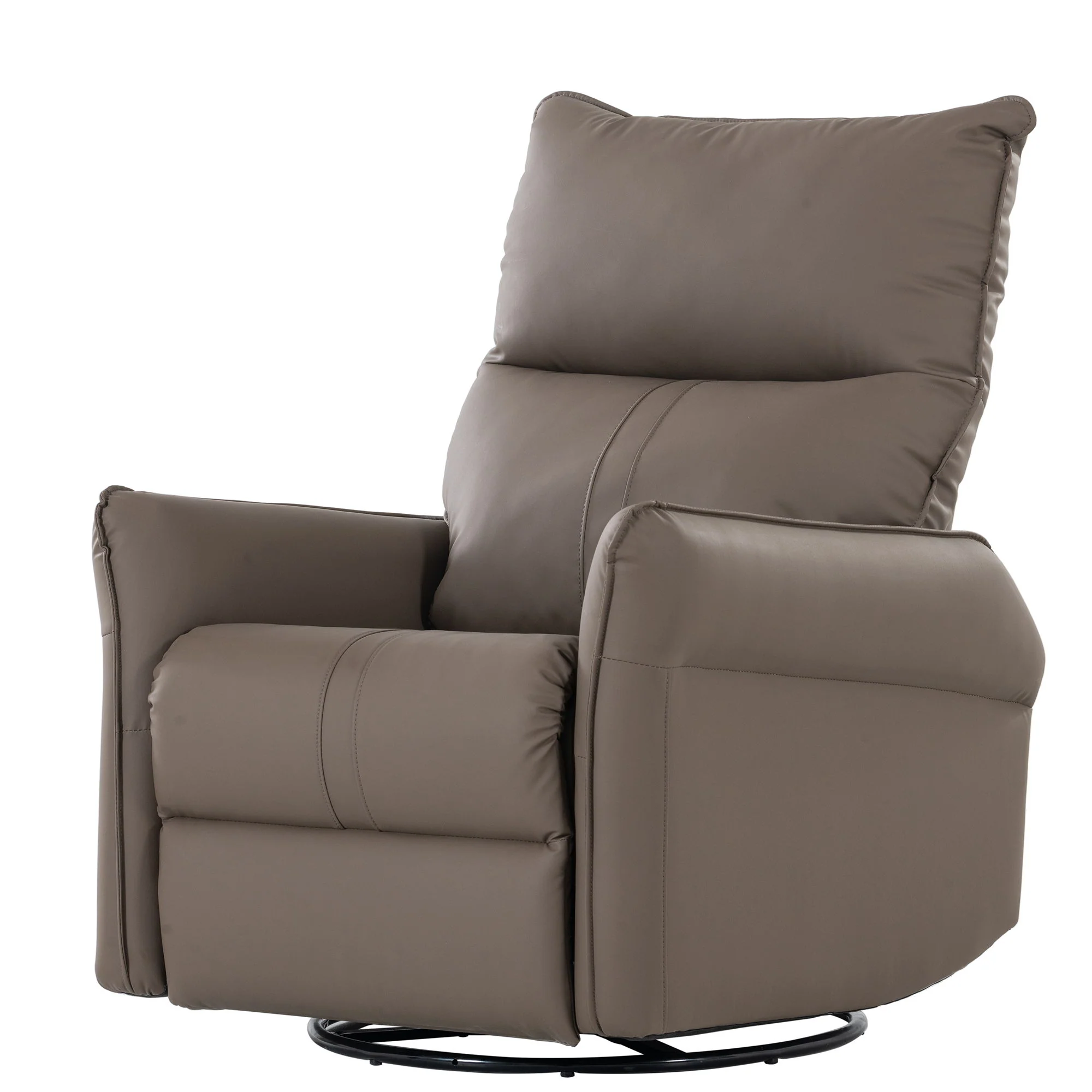 360° Modern Small Rocking Swivel Recliner Chair With Side Pocket - Image 13