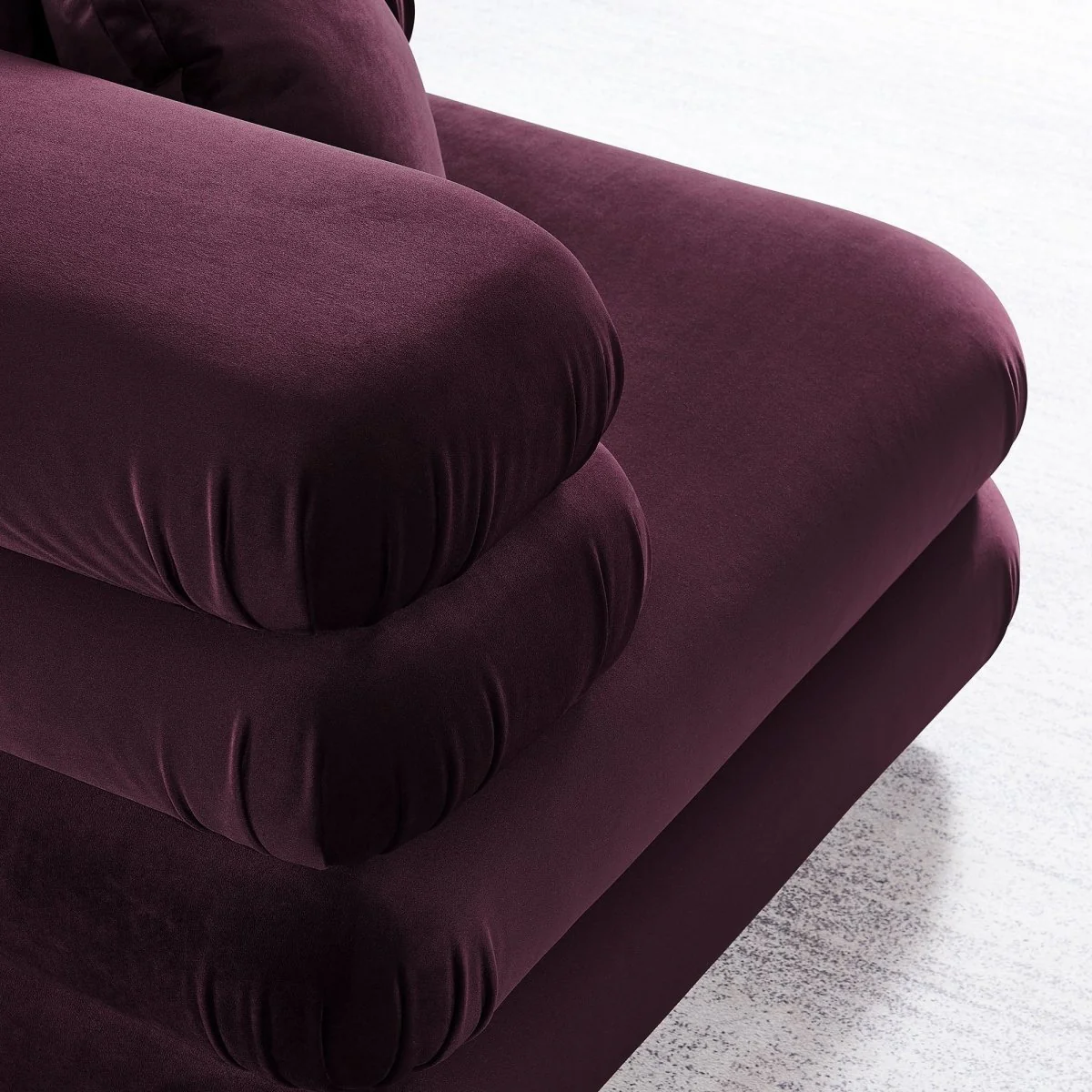 38 Inch Jubilee Performance Velvet Modular Corner Chair - Image 10