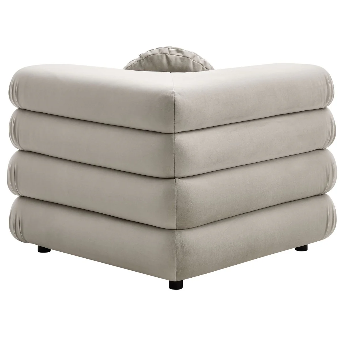 38 Inch Jubilee Performance Velvet Modular Corner Chair - Image 5