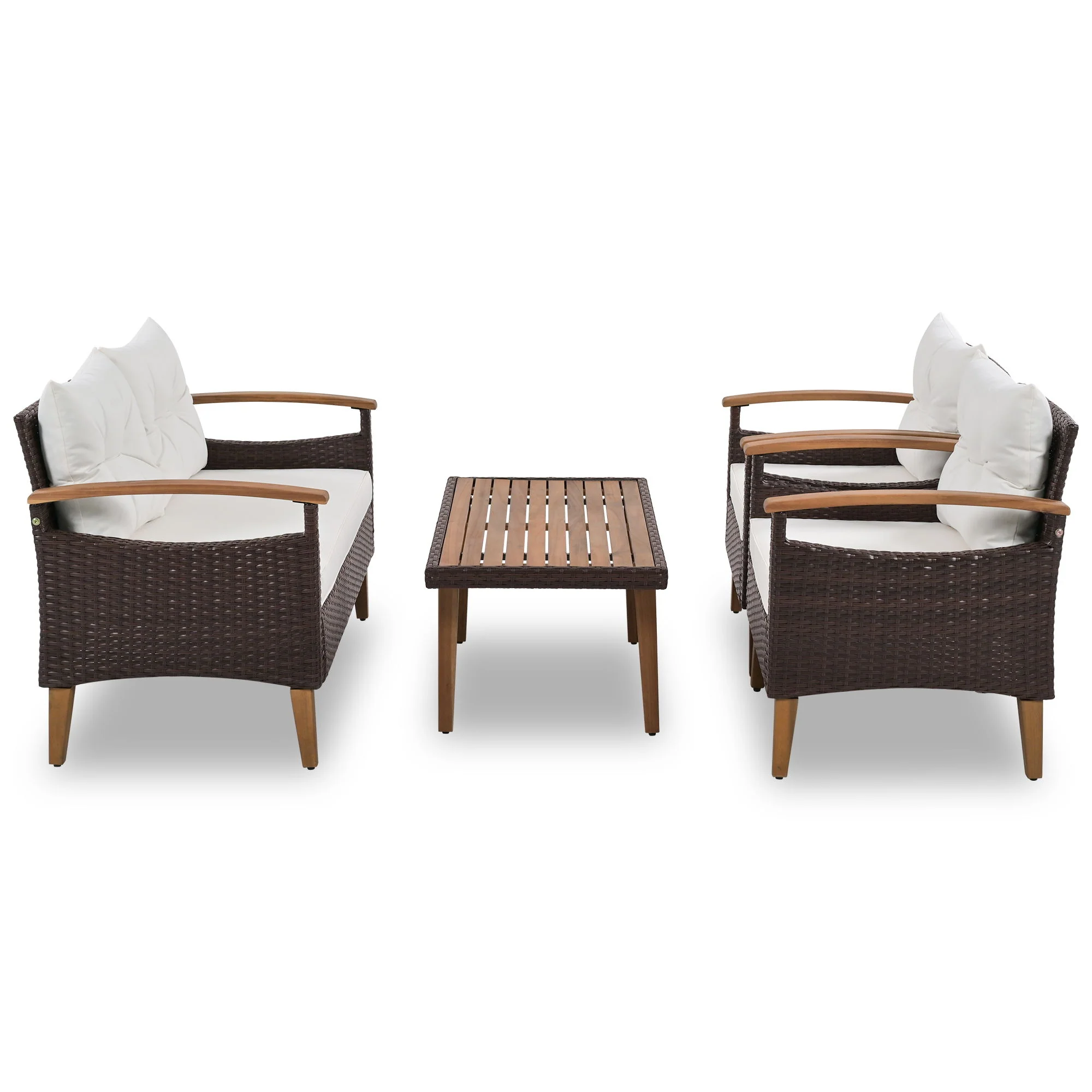 4 Piece Garden Furniture, Patio Seating Set - Image 6