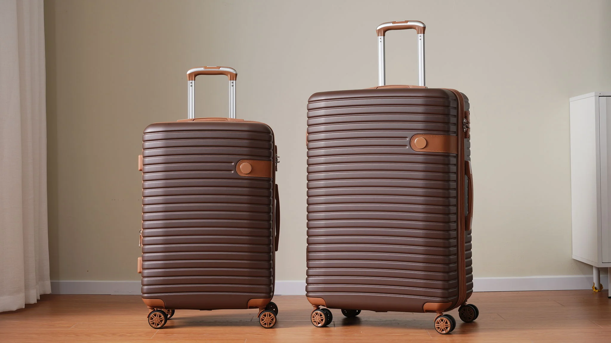 4 Piece Luggage Suitcase Set, Hard Shell Lightweight Expandable Travel Luggage With 4 Packing Cubes - Image 33