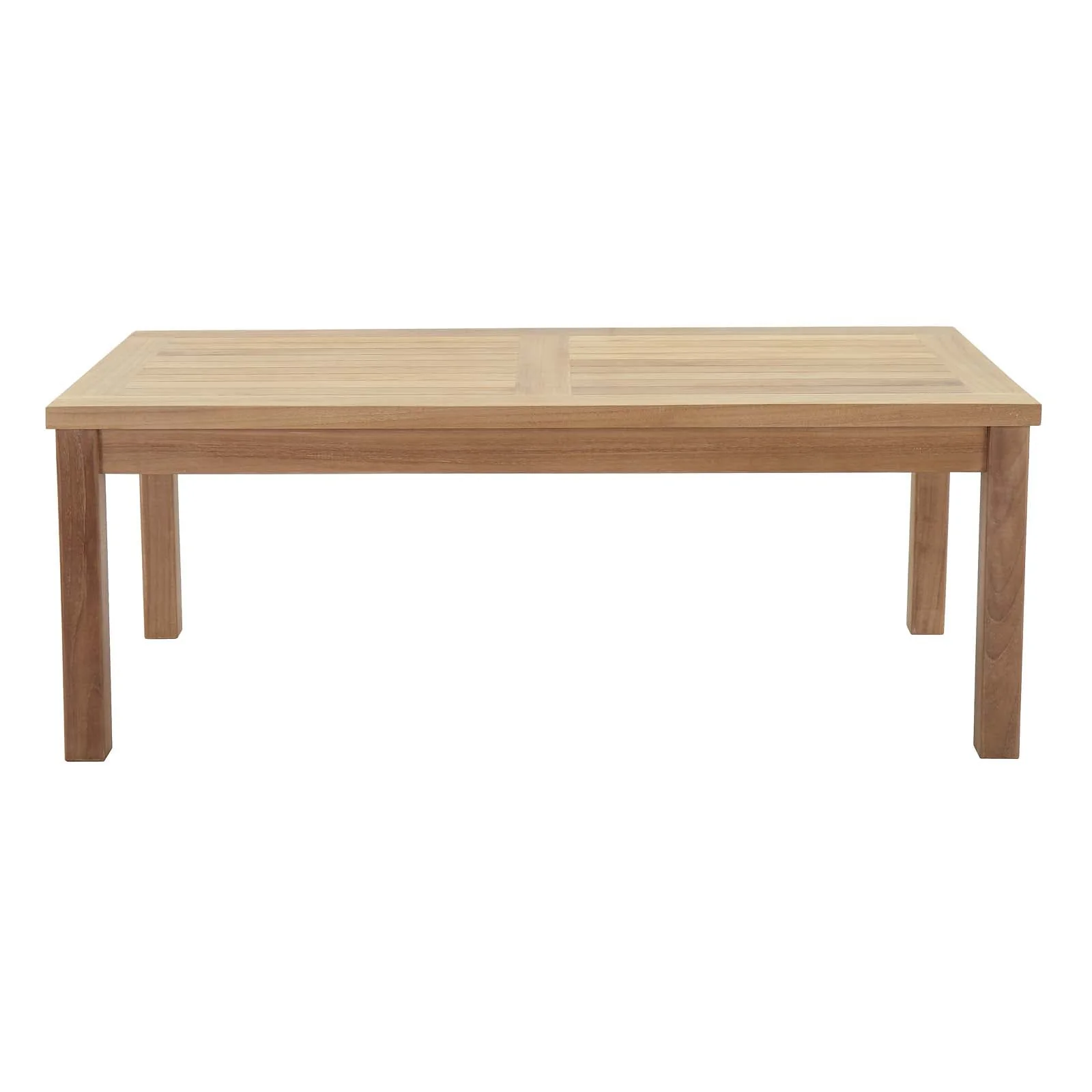 4-Piece Natural Teak Wood Outdoor Patio Furniture Set, Durable Weather-Resistant Design - Image 14