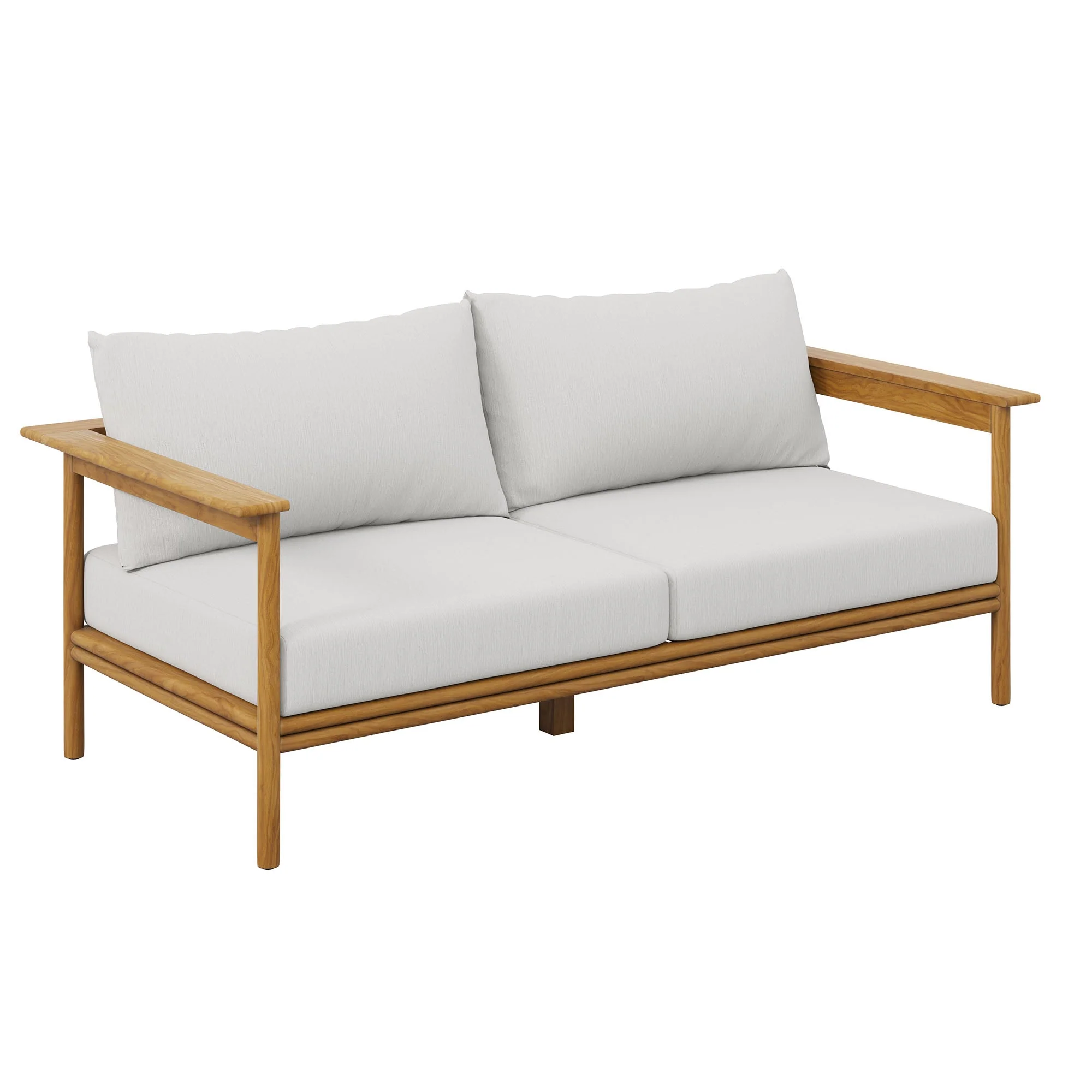 4-Piece Outdoor Teak Wood Furniture Set for Patio, Deck and Garden Seating - Image 20