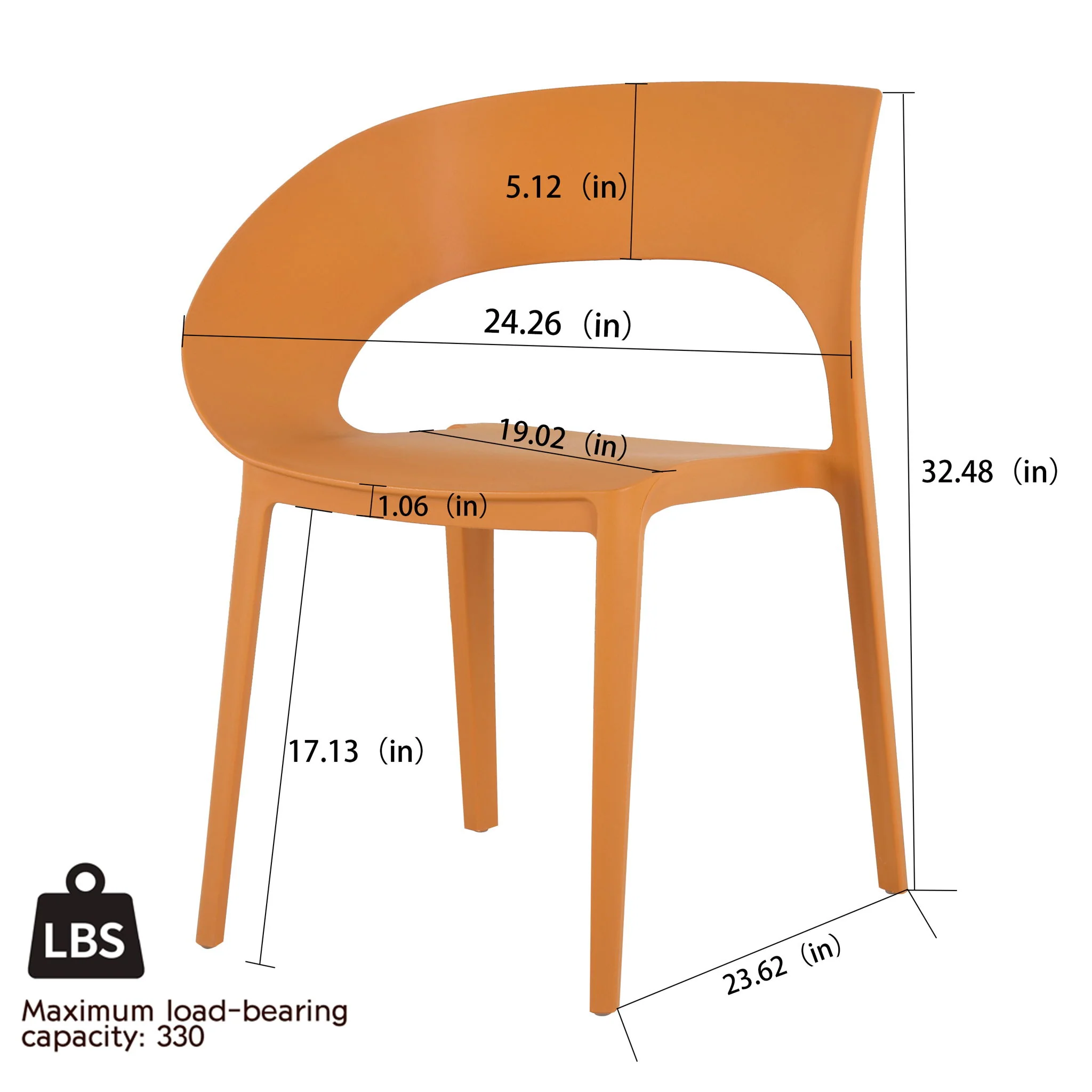 4 Piece Set Of Modern Designed Single Chairs With Long Table - Image 5