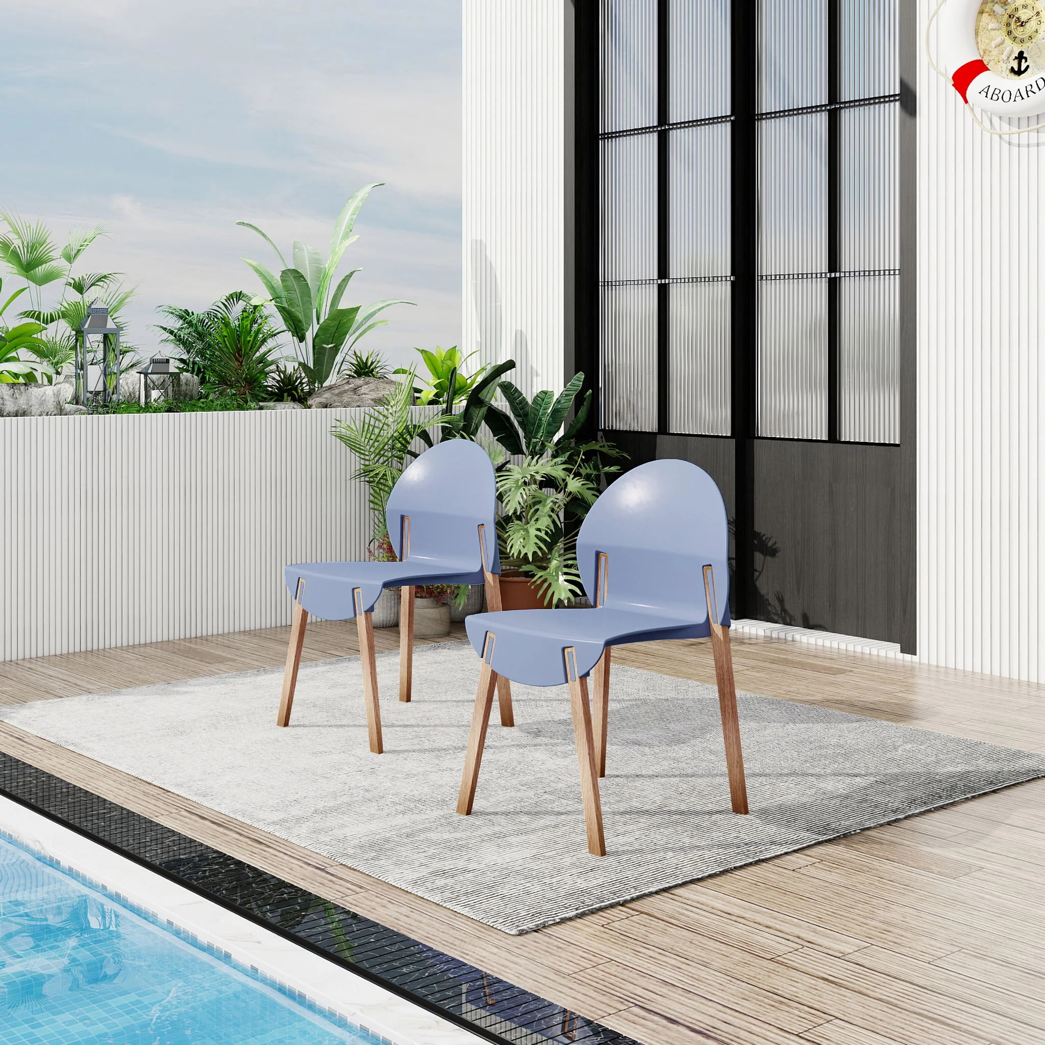 4 Piece Set Of Single Chairs With A Design Combining Modern And Traditional Elements - Image 14