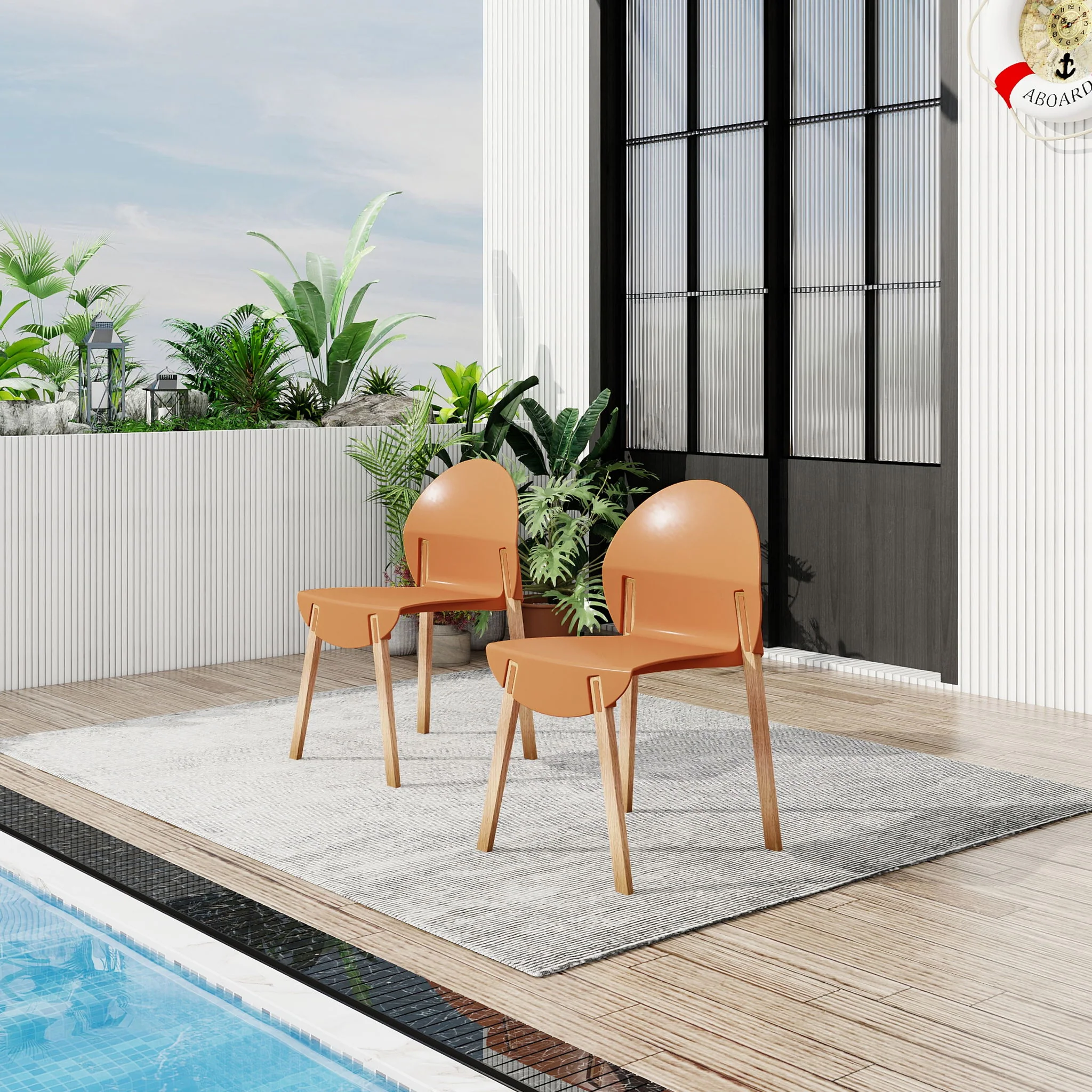 4 Piece Set Of Single Chairs With A Design Combining Modern And Traditional Elements - Image 23