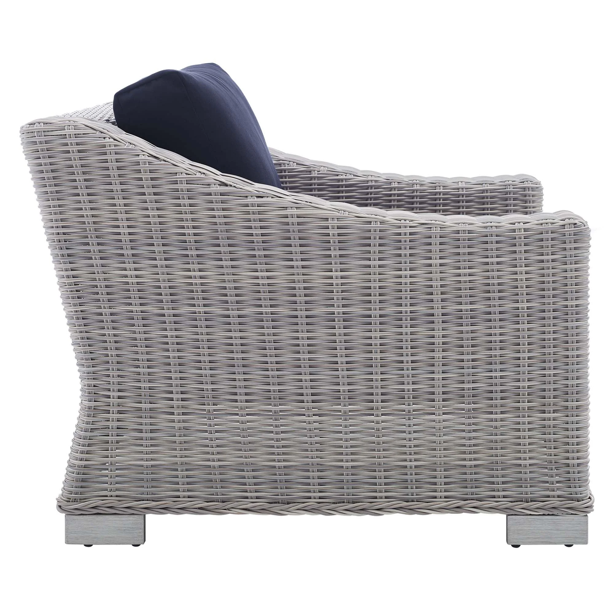 4-Piece Wicker Patio Furniture Set with Sunbrella Cushions for Outdoor Living - Image 25