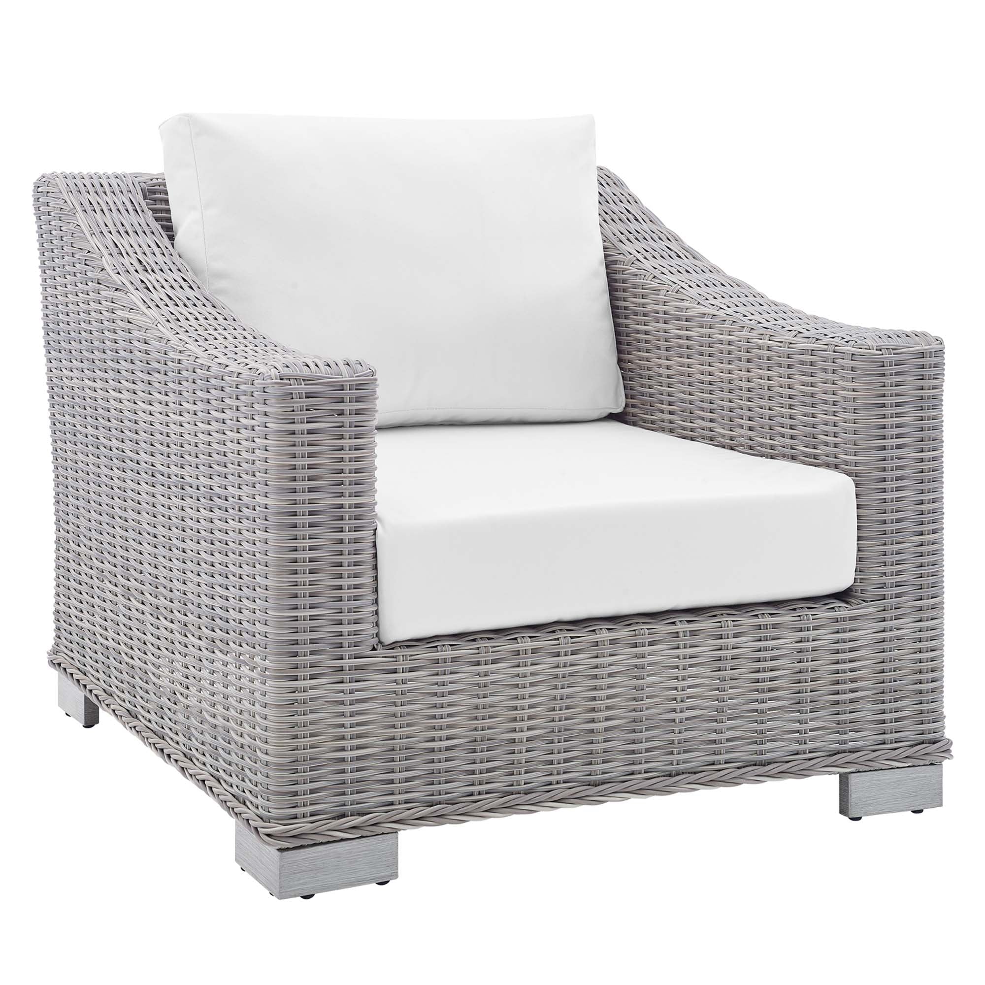 4-Piece Wicker Patio Lounge Set for Outdoor Patio, Garden and Backyard Seating - Image 8
