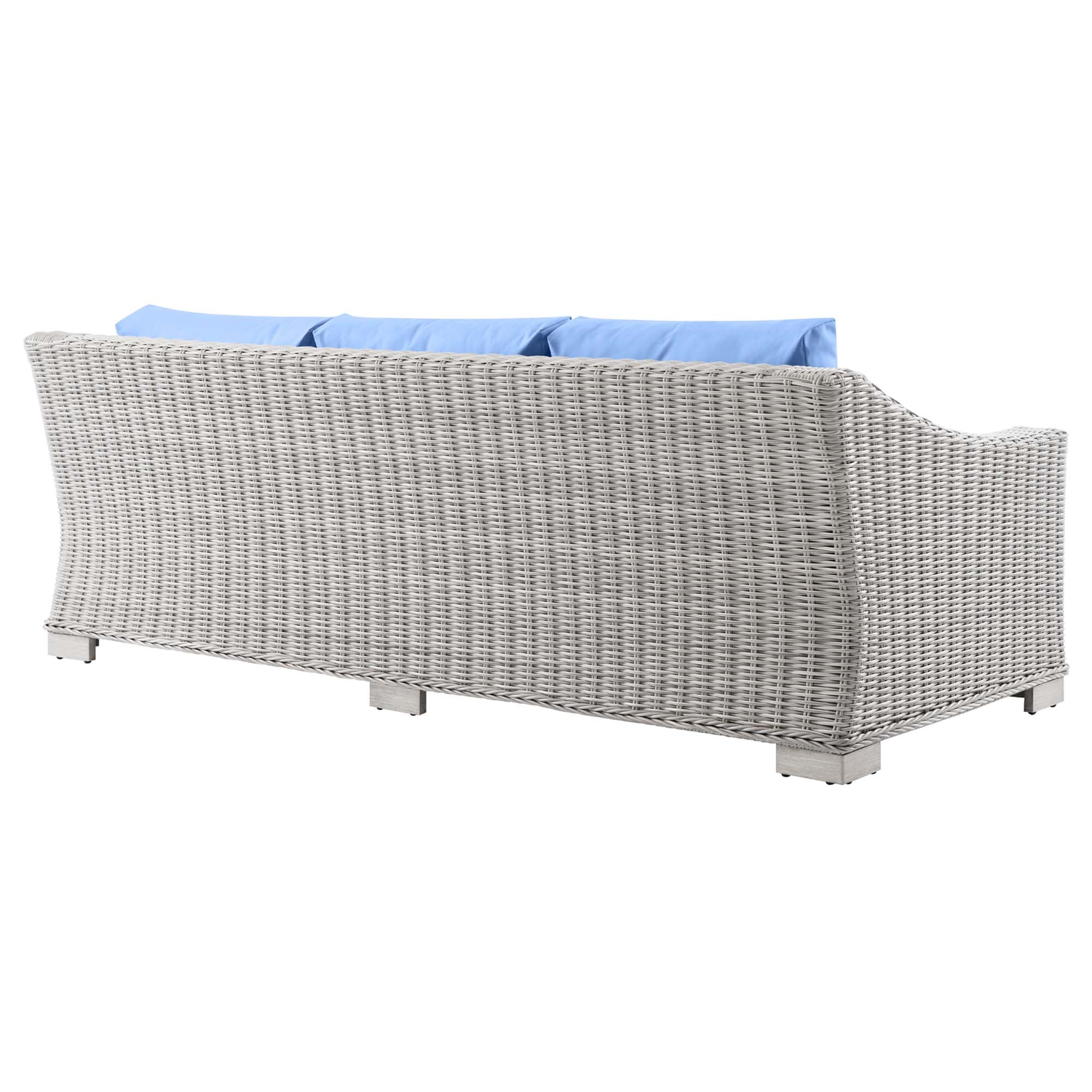 4-Piece Wicker Rattan Outdoor Patio Furniture Set with Cushions for Patio & Garden - Image 44