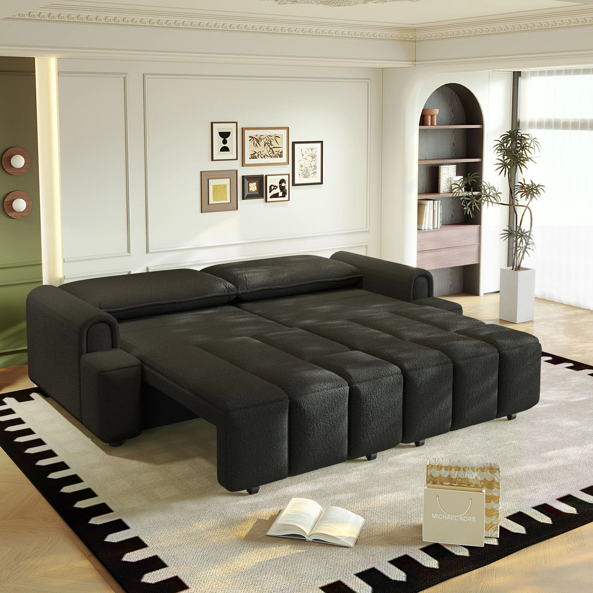 4 Seater Modern Couch With Seats Storage - Image 16