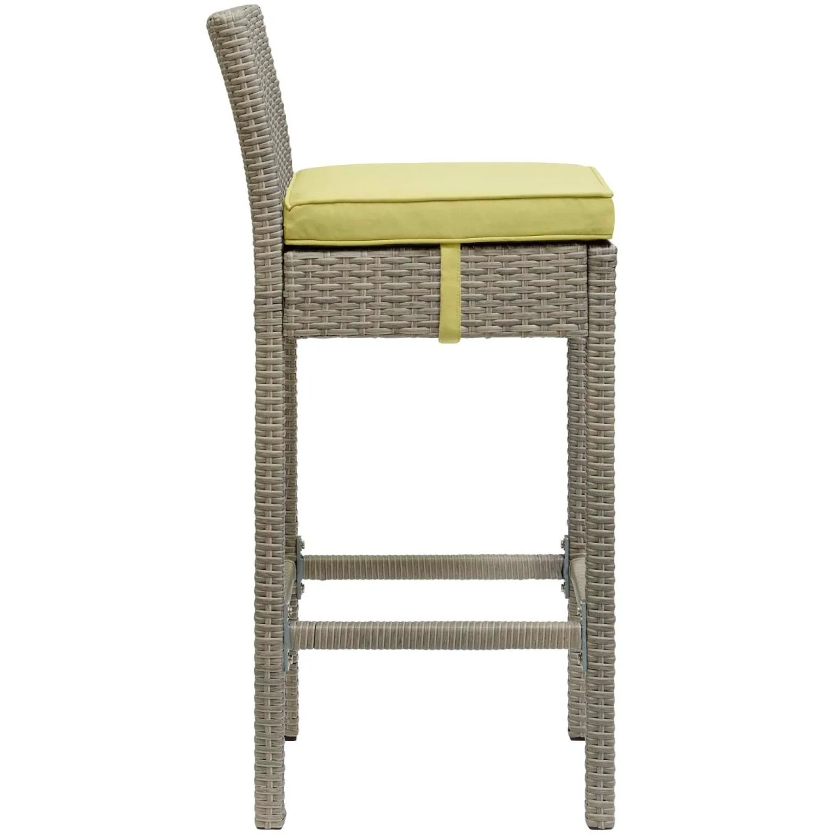 40" Wicker Rattan Outdoor Bar Stool Set - Weather-Resistant Patio Counter Seating - Image 27