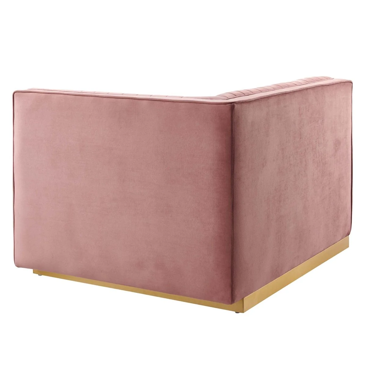 41 Inch Channel Tufted Performance Velvet Modular Sectional Sofa Right-Arm Chair - Image 4