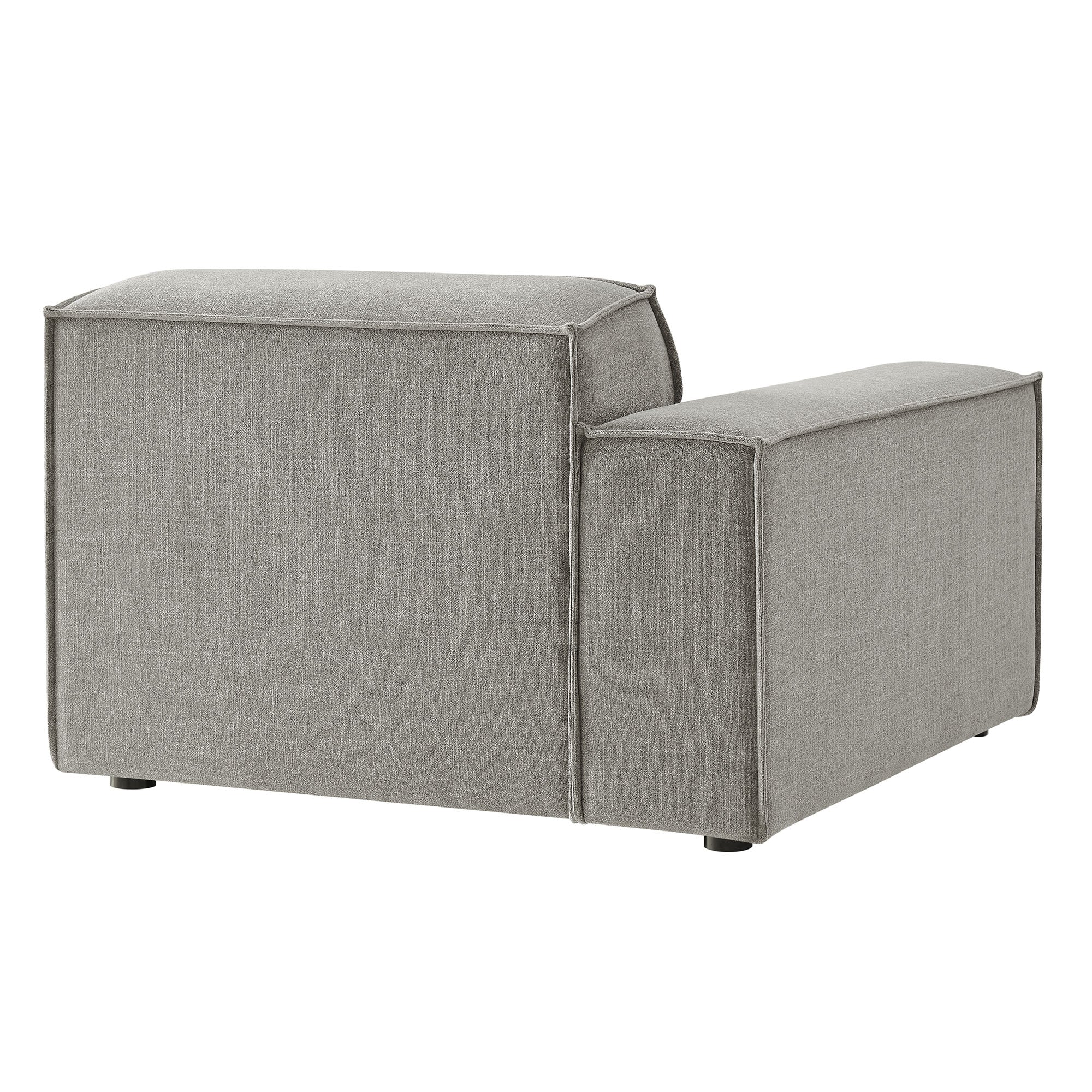 42 Inch Performance Fabric Left-Facing Modular Sectional Armchair - Image 12