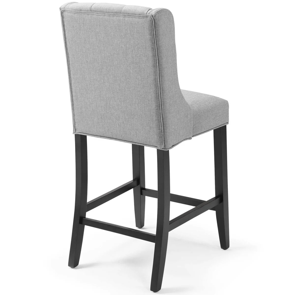 42" Tufted Fabric Counter Bar Stool Set of 2 — Comfortable Contemporary Seating for Kitchen - Image 25