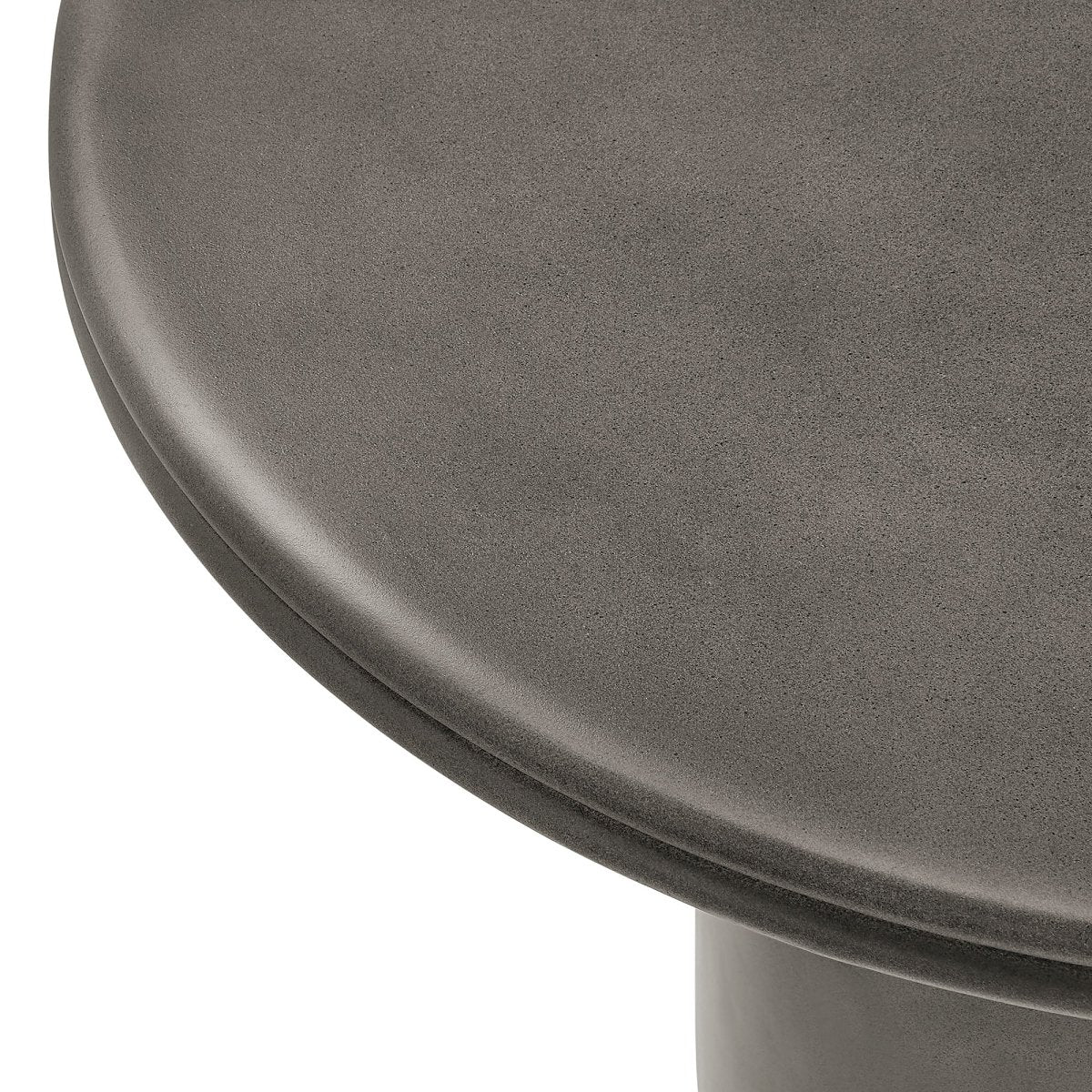 48" Round Concrete Indoor Outdoor Dining Table for Patio, Kitchen and Dining Areas - Image 21