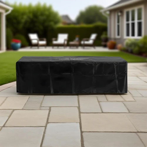 48 x 24 Inch Rectangle Fire Pit Table, 50000 BTU Propane Fire Pits Table for Patio Set - Image 10
