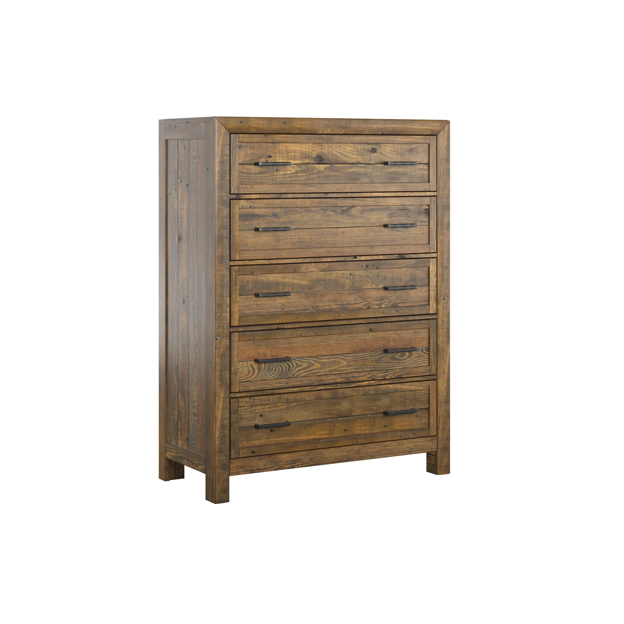 5 Drawer Chest With - Brown - Image 8