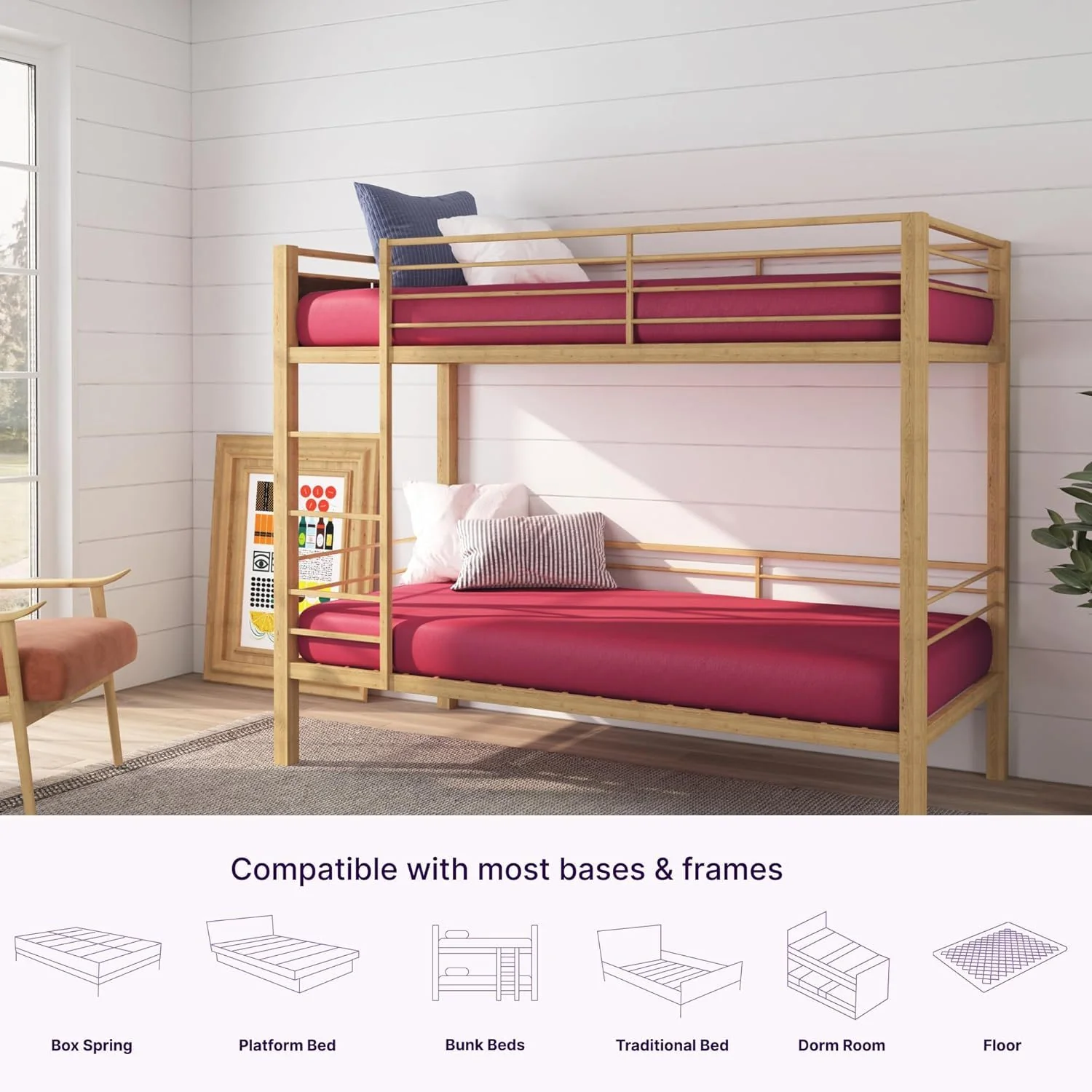 5" Memory Foam Mattress With Responsive Support And Breathable Cover - Image 23
