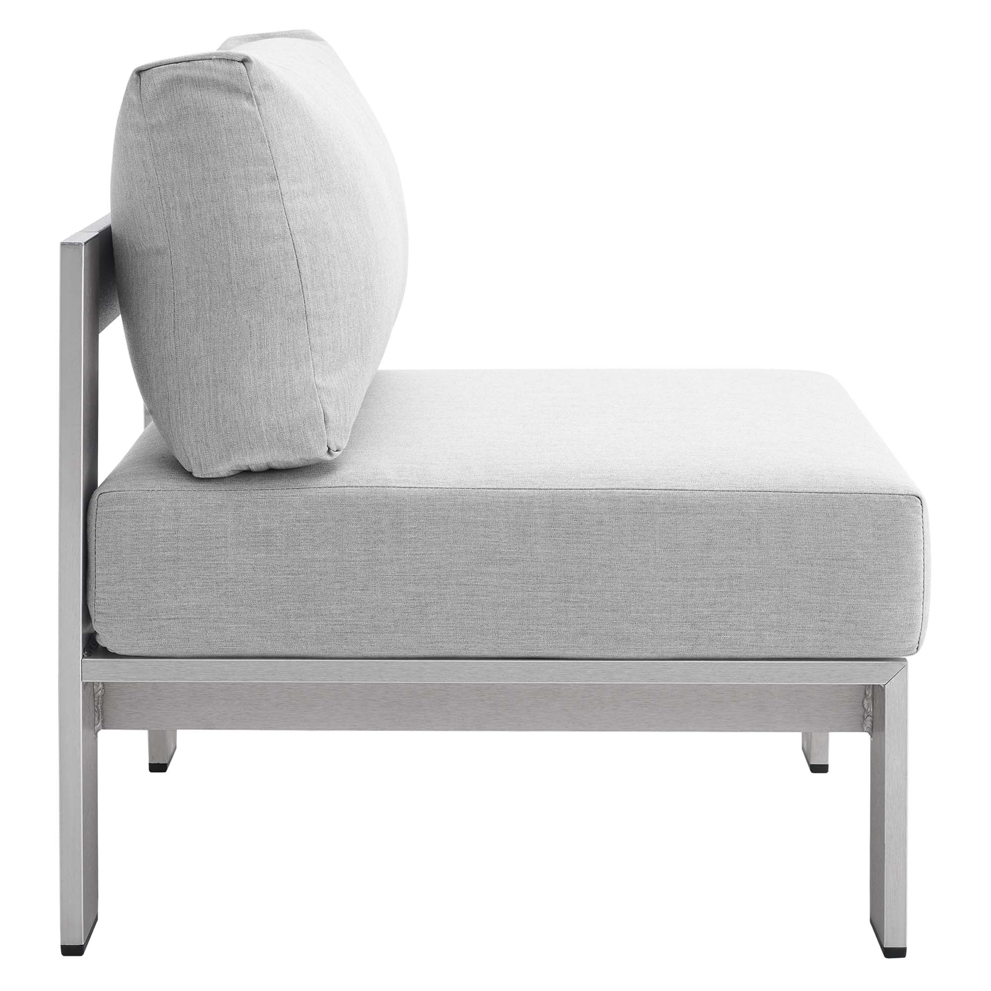 5-Piece Aluminum Outdoor Sectional Sofa Set with Sunbrella Fabric, Weather-Resistant - Image 25