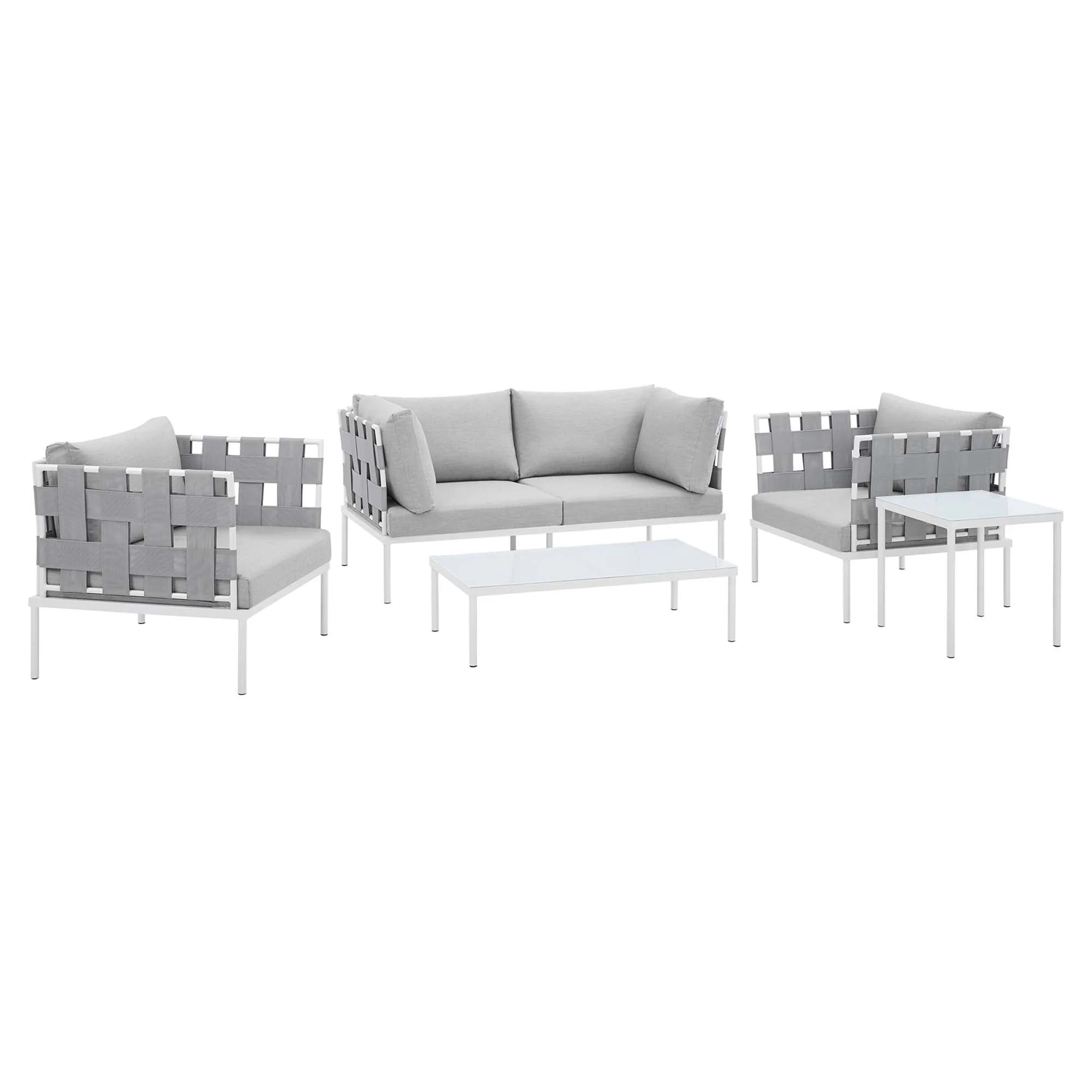 5-Piece Aluminum Patio Furniture Set with Sunbrella Cushions for Outdoor Living - Image 17