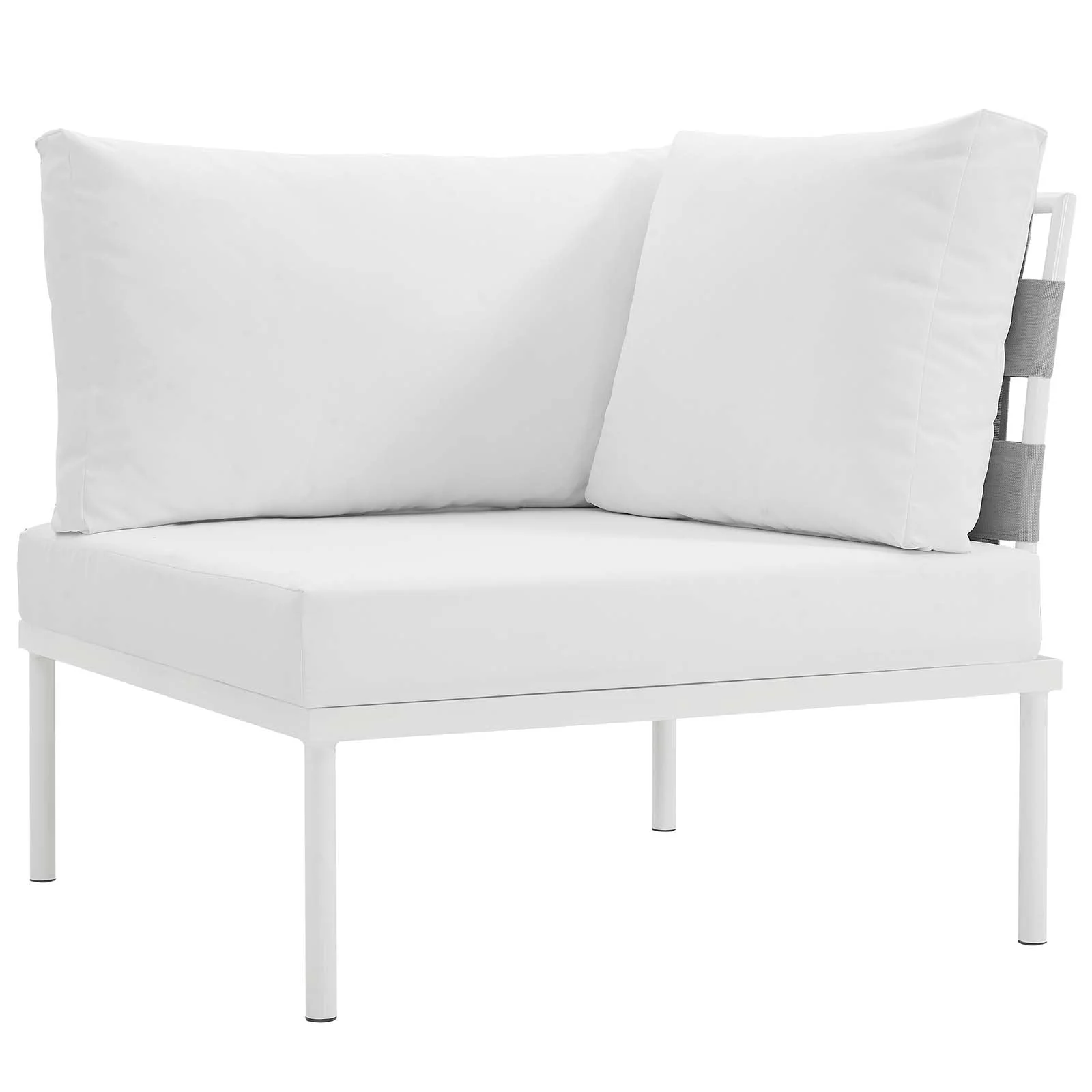 5-Piece Aluminum Patio Sectional Sofa Set with Cushions for Outdoor Living and Relaxation - Image 4