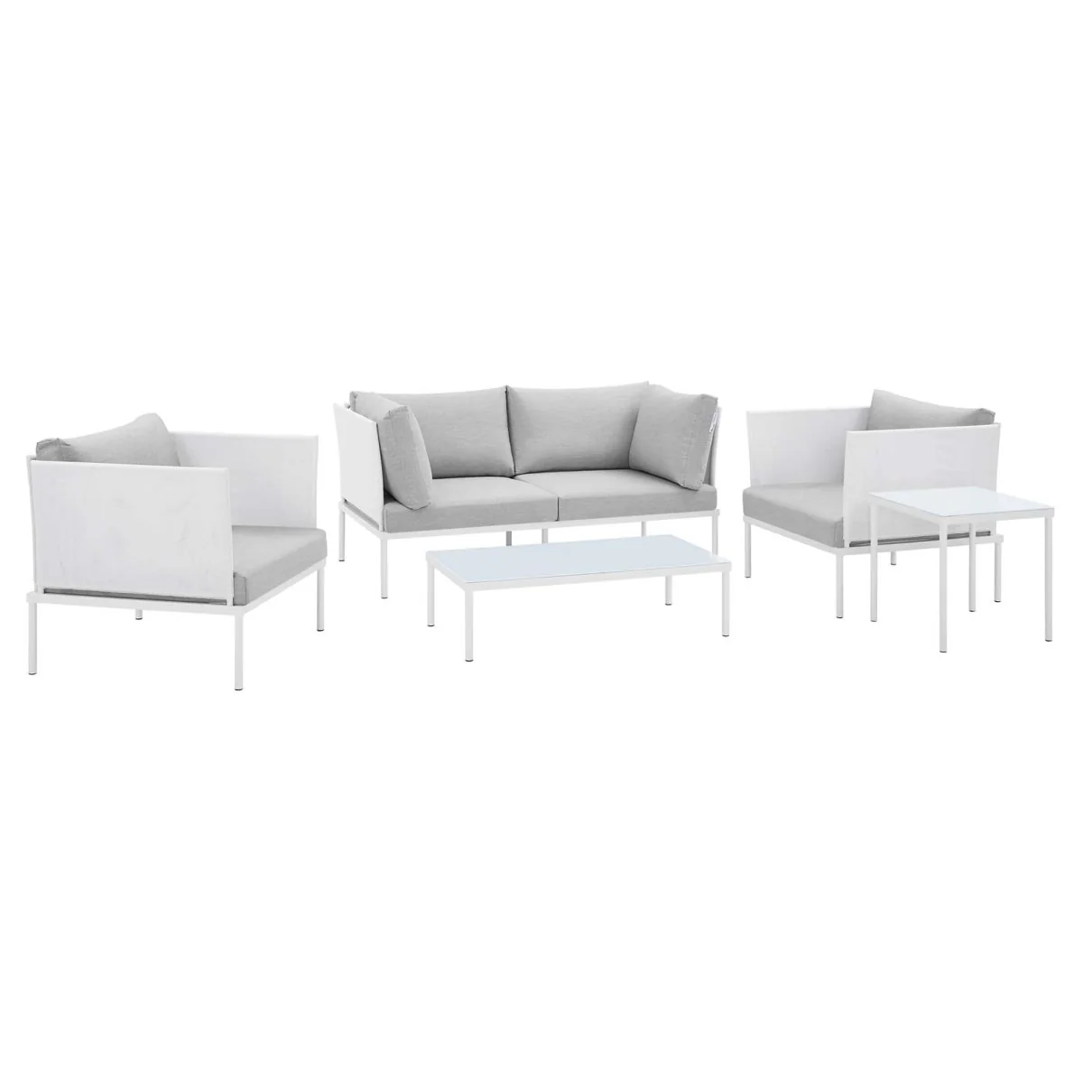 5-Piece Outdoor Patio Aluminum Furniture Set