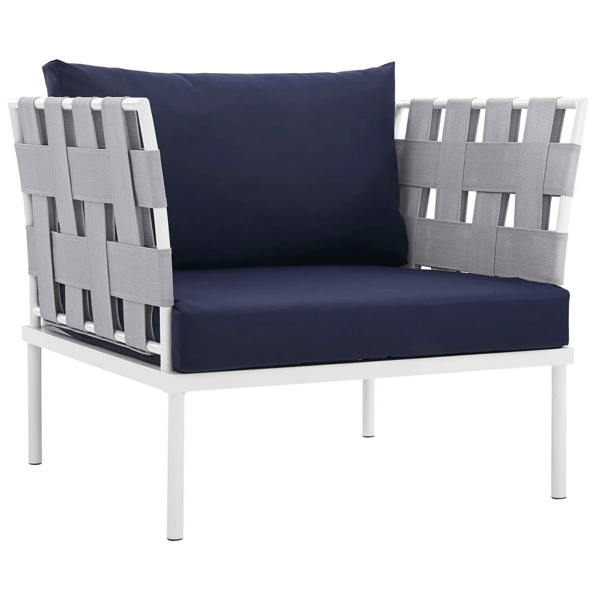 5-Piece Outdoor Patio Aluminum Sectional Sofa Set - Image 17