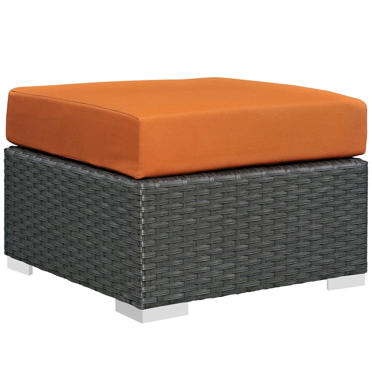 5-Piece Outdoor Patio Rattan Aluminum Sectional Sofa Set - Image 3