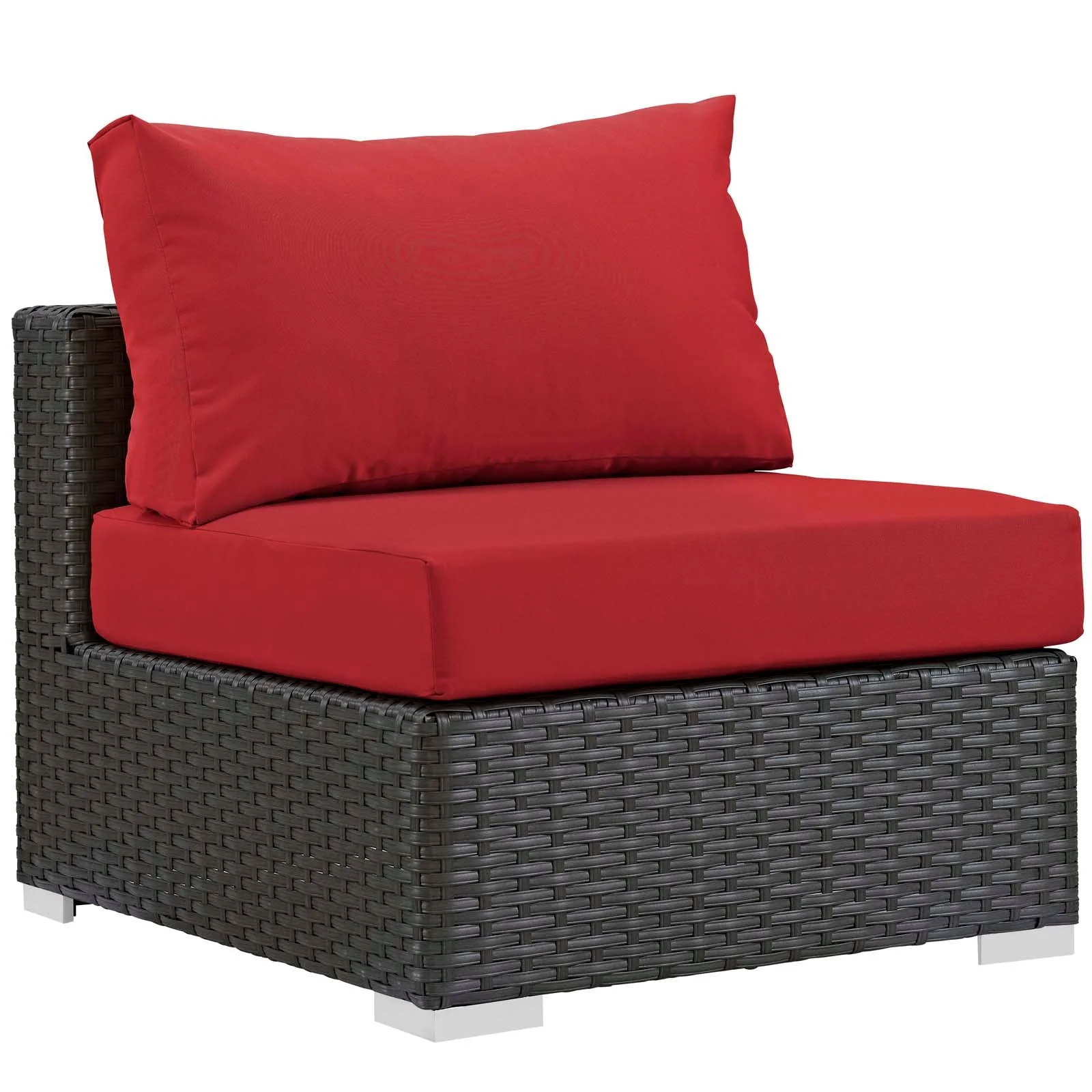 5-Piece Outdoor Sunbrella Fabric Patio Sectional Set - Image 16