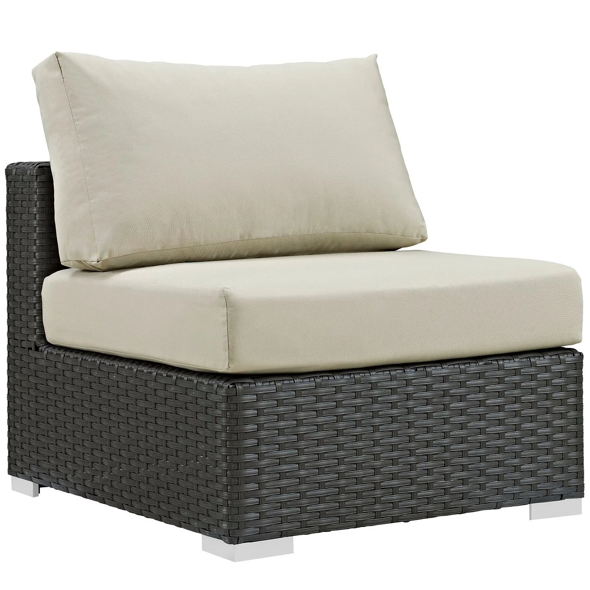 5-Piece Outdoor Sunbrella Fabric Patio Sectional Set - Image 2