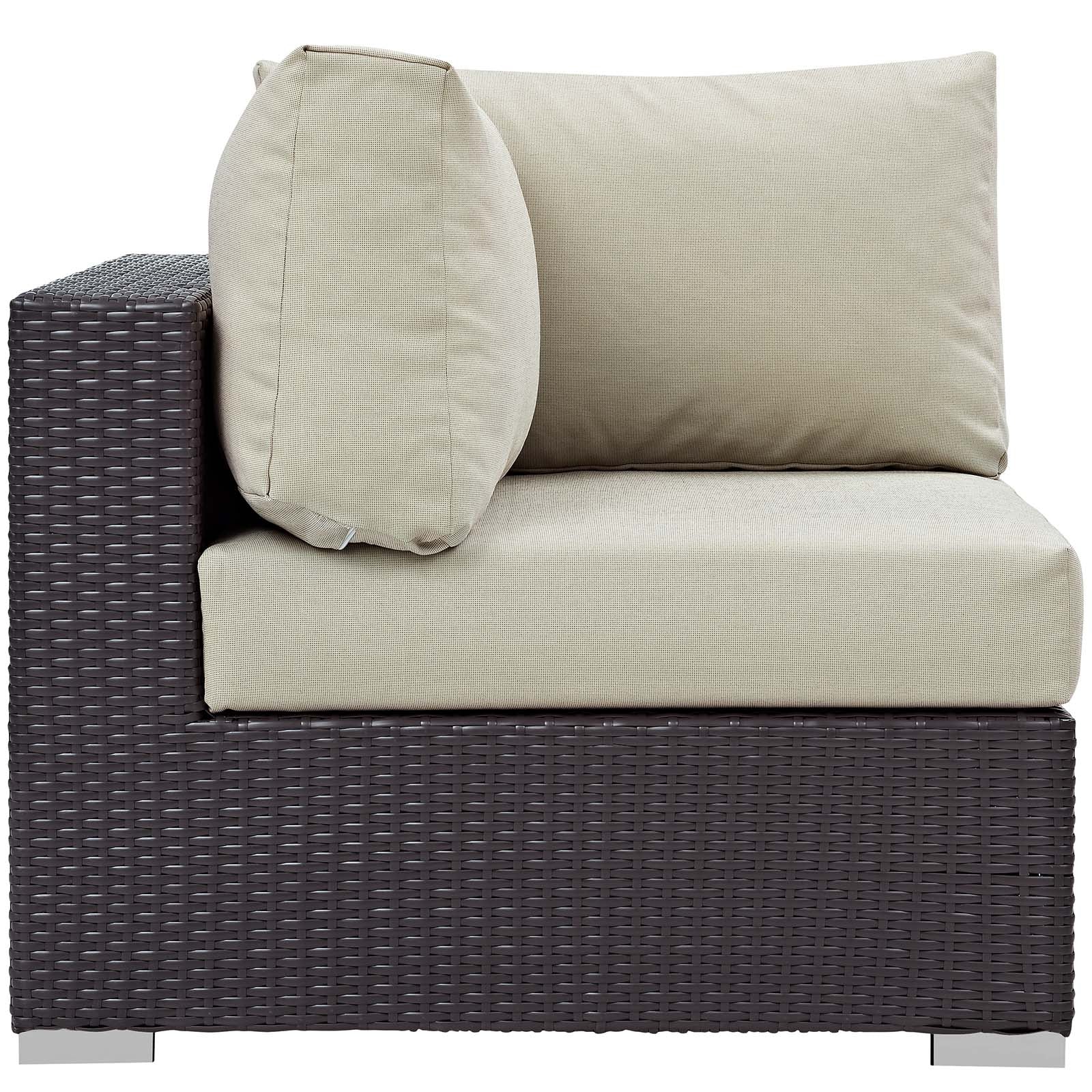 5-Piece Outdoor Wicker Patio Seating Set with Fire Pit Table - Image 13