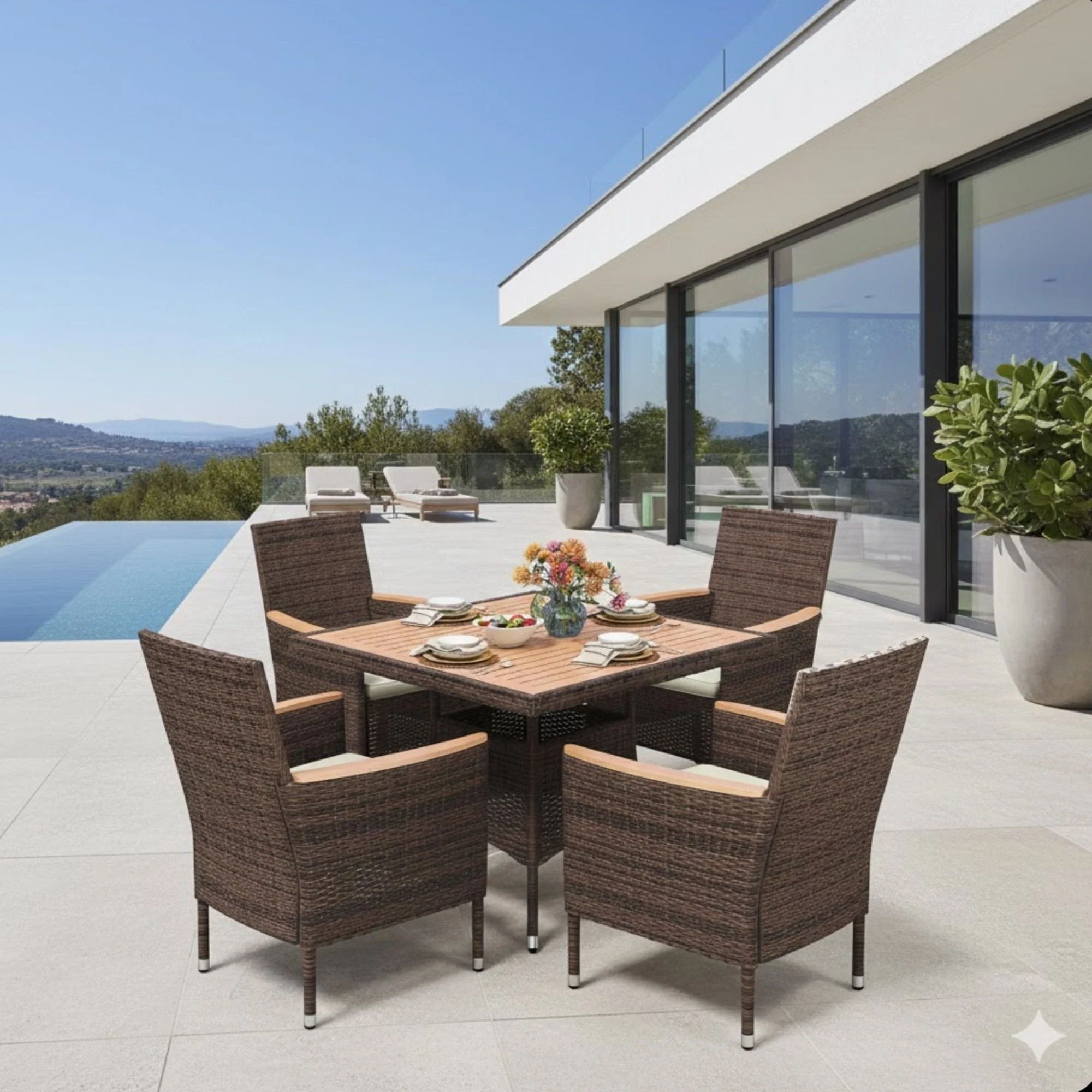 5 Piece Patio Dining Set With Table - Image 14
