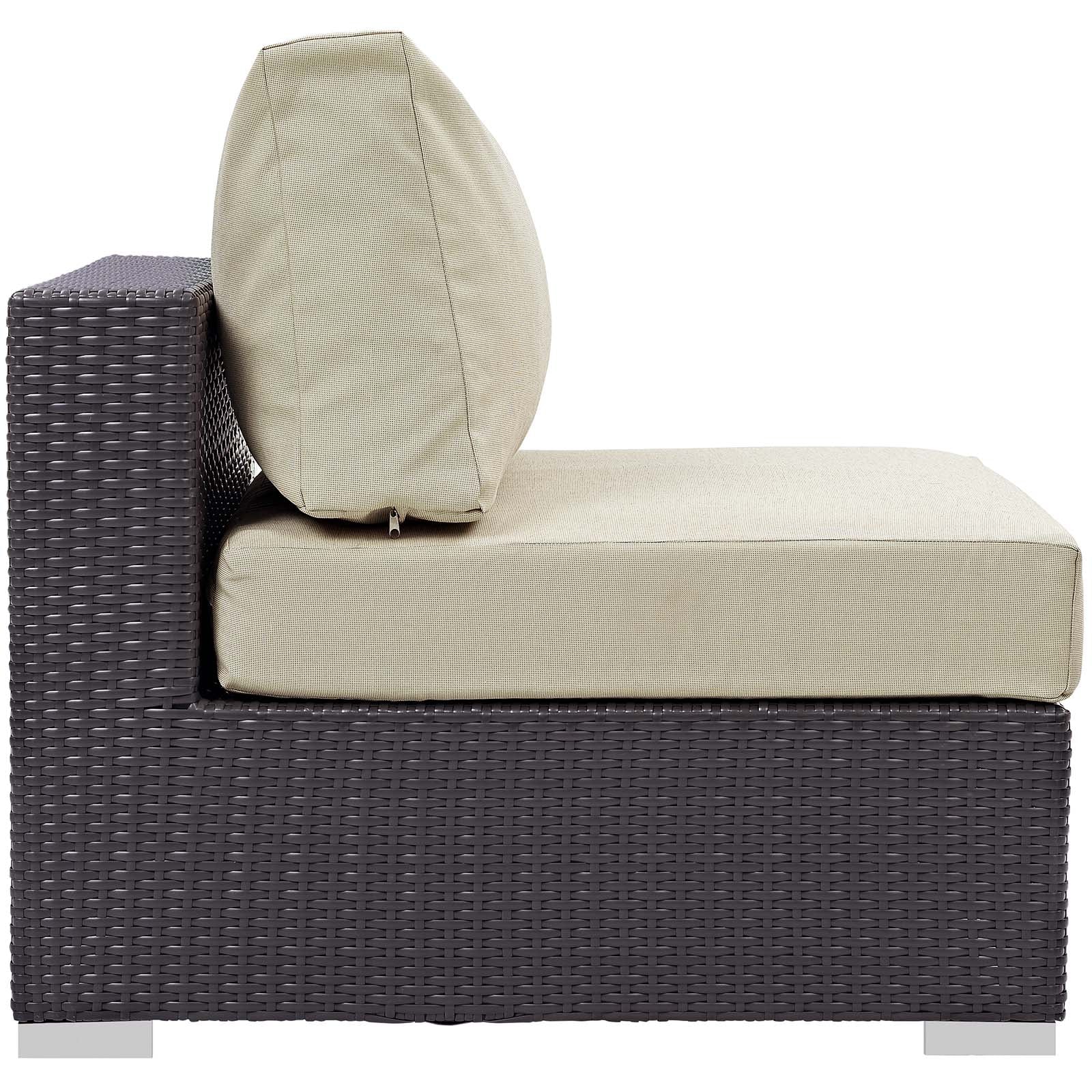5-Piece Wicker Outdoor Patio Seating Set with Fire Pit for Garden, Deck and Backyard - Image 33
